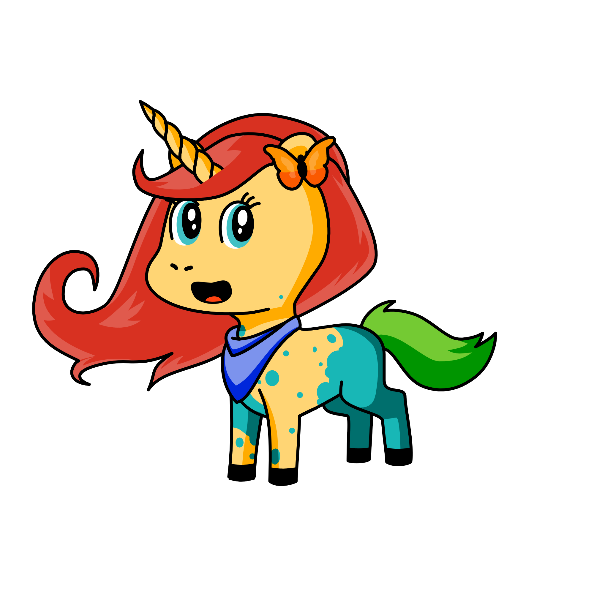 Ariel, the unicorn