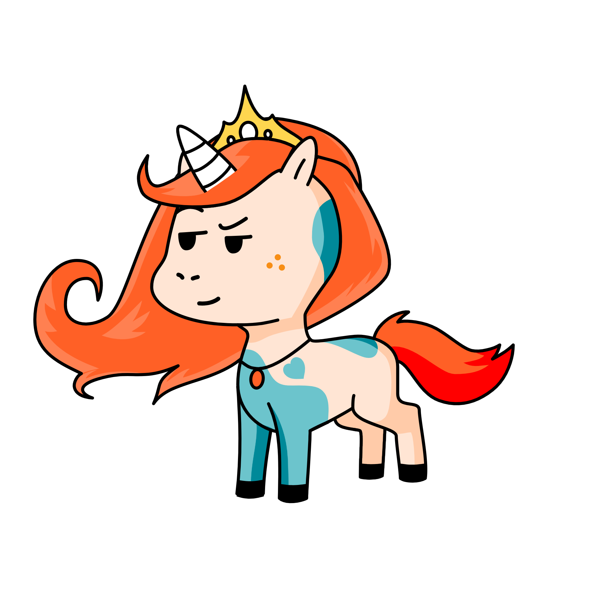 Merida, the unicorn