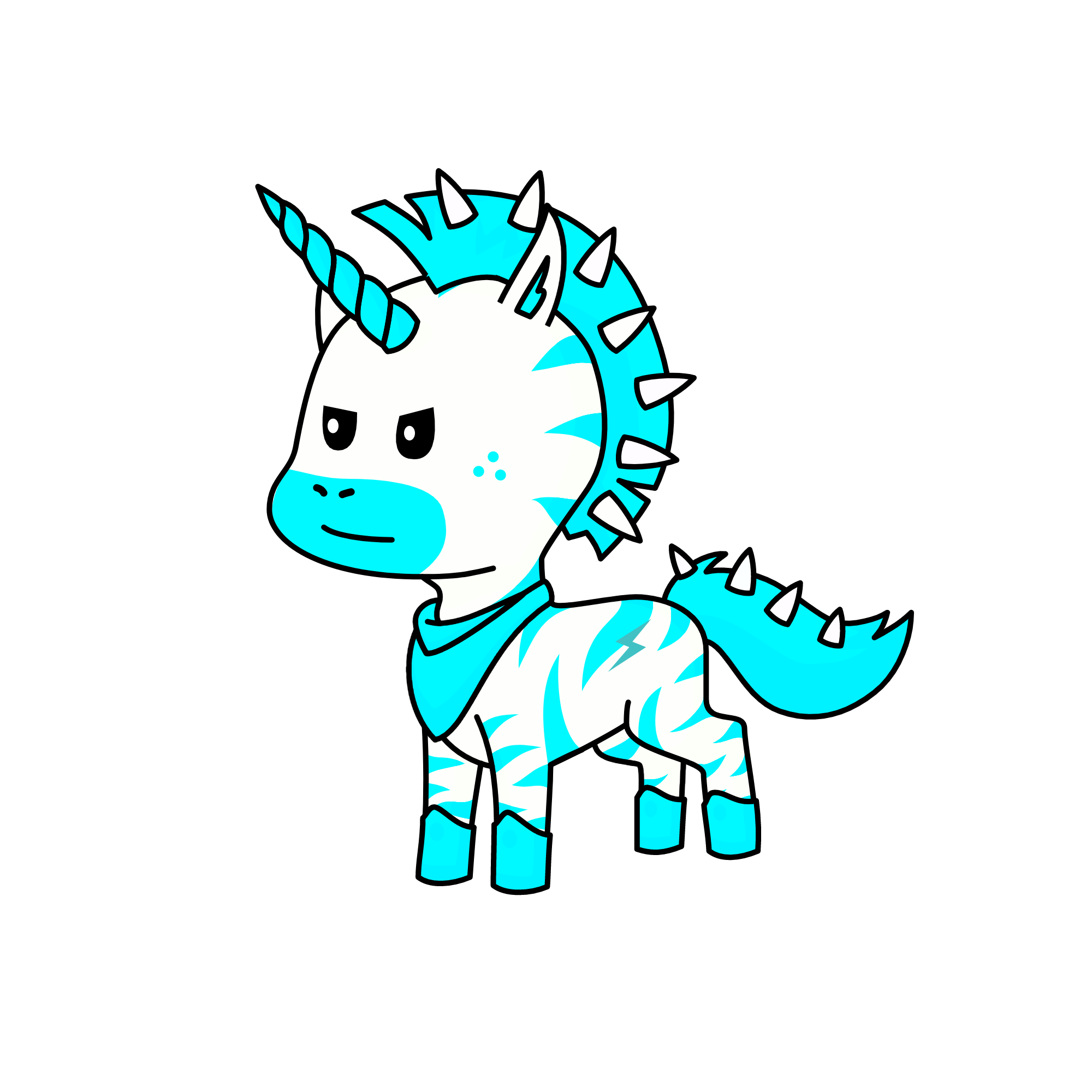Icicle, the unicorn