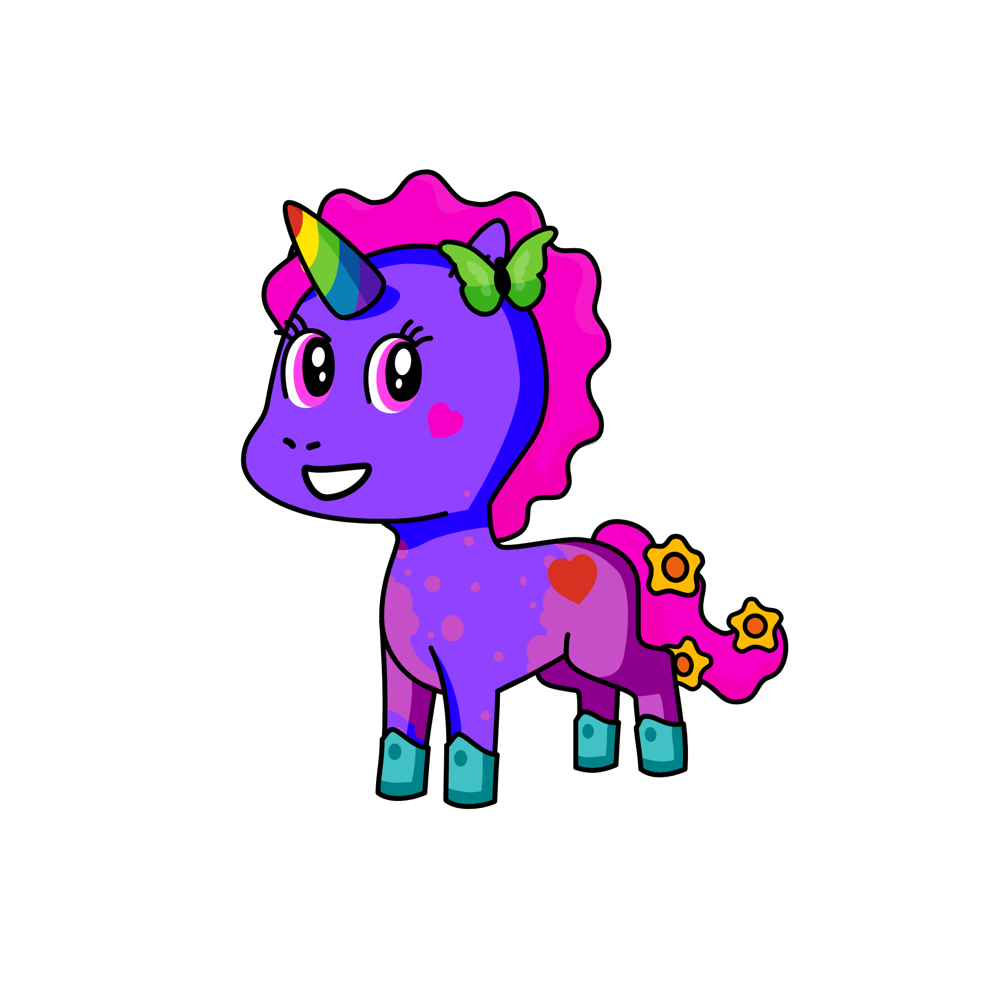 Cavalinha bonita, the unicorn