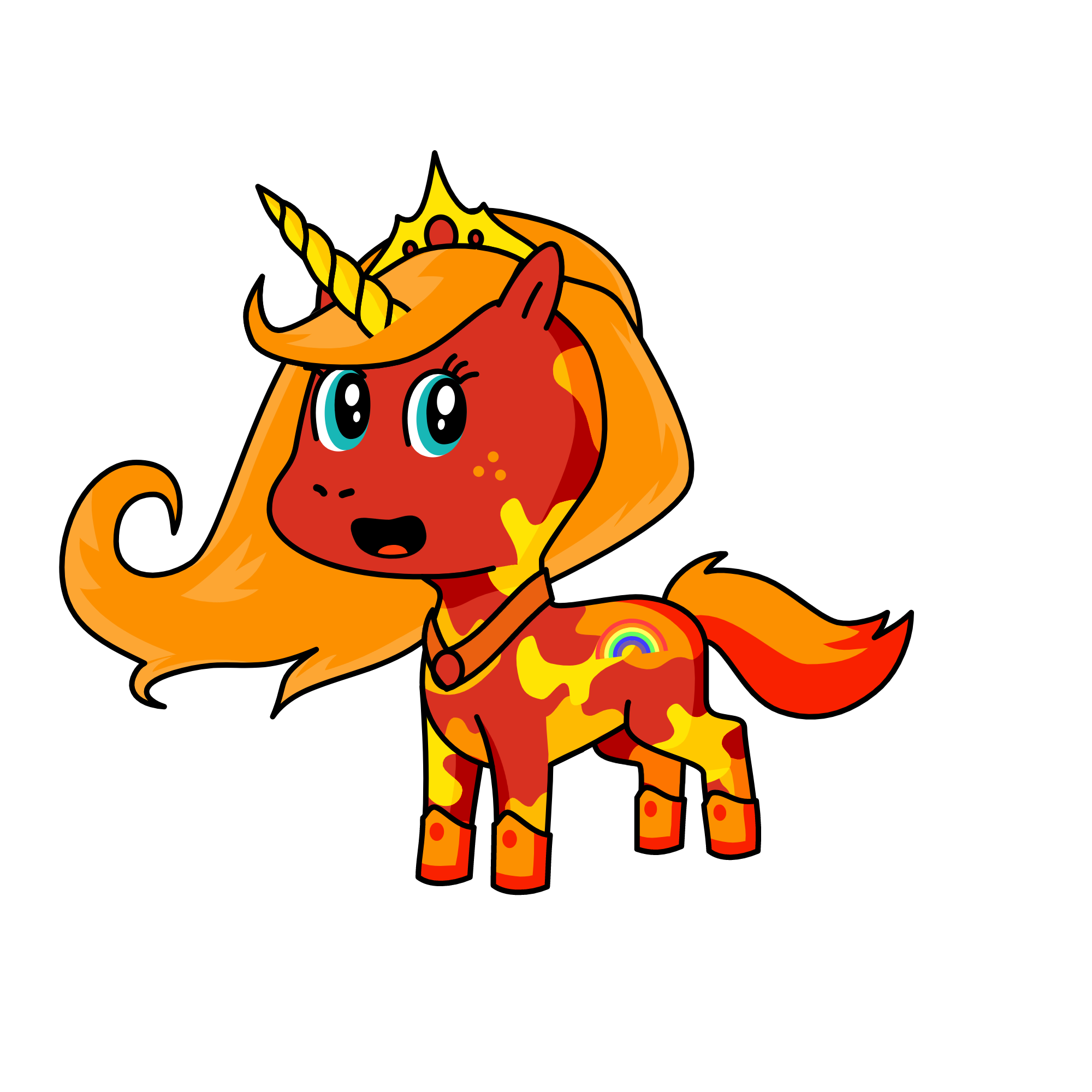 Queen Christy, the unicorn