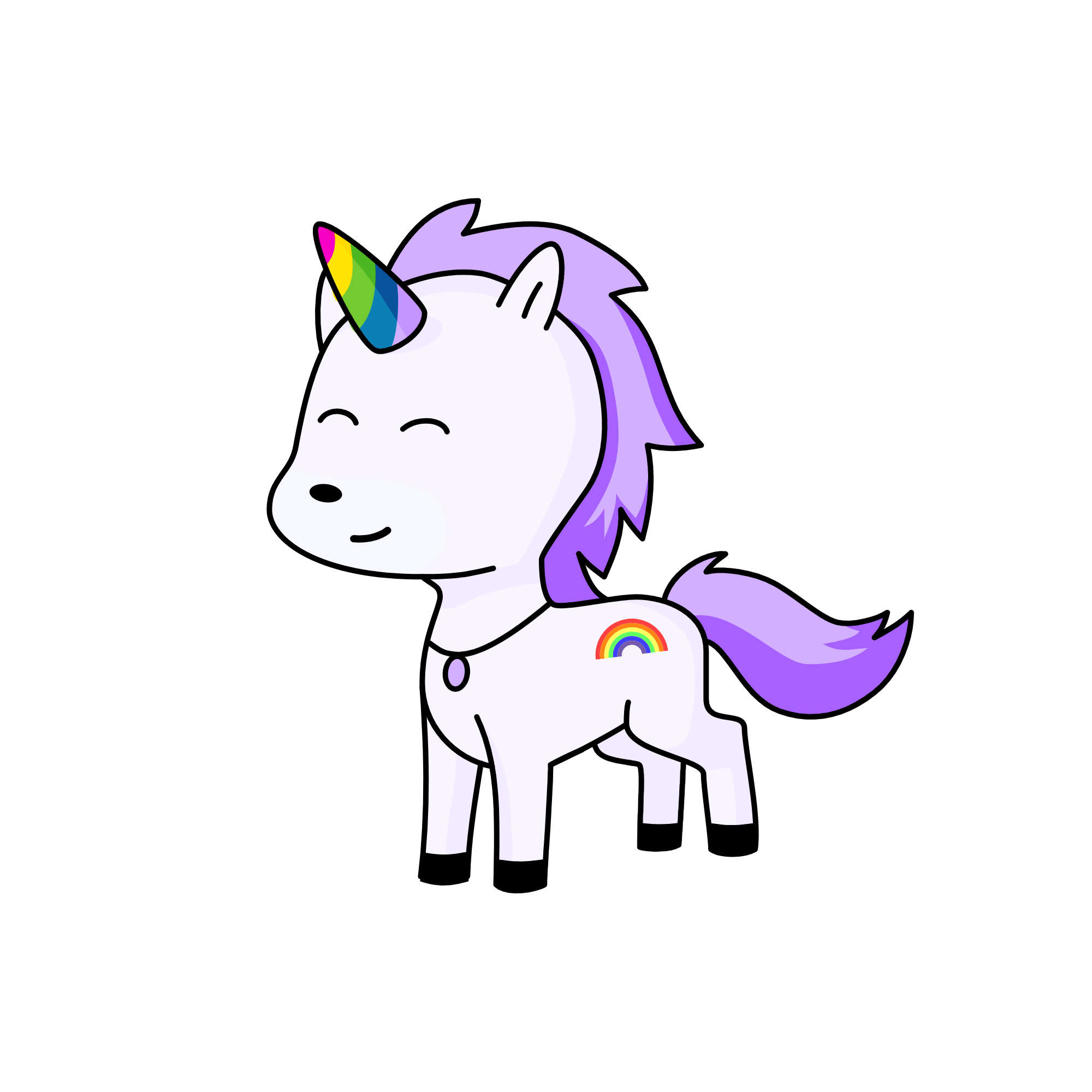 Rainbow Butt, the unicorn