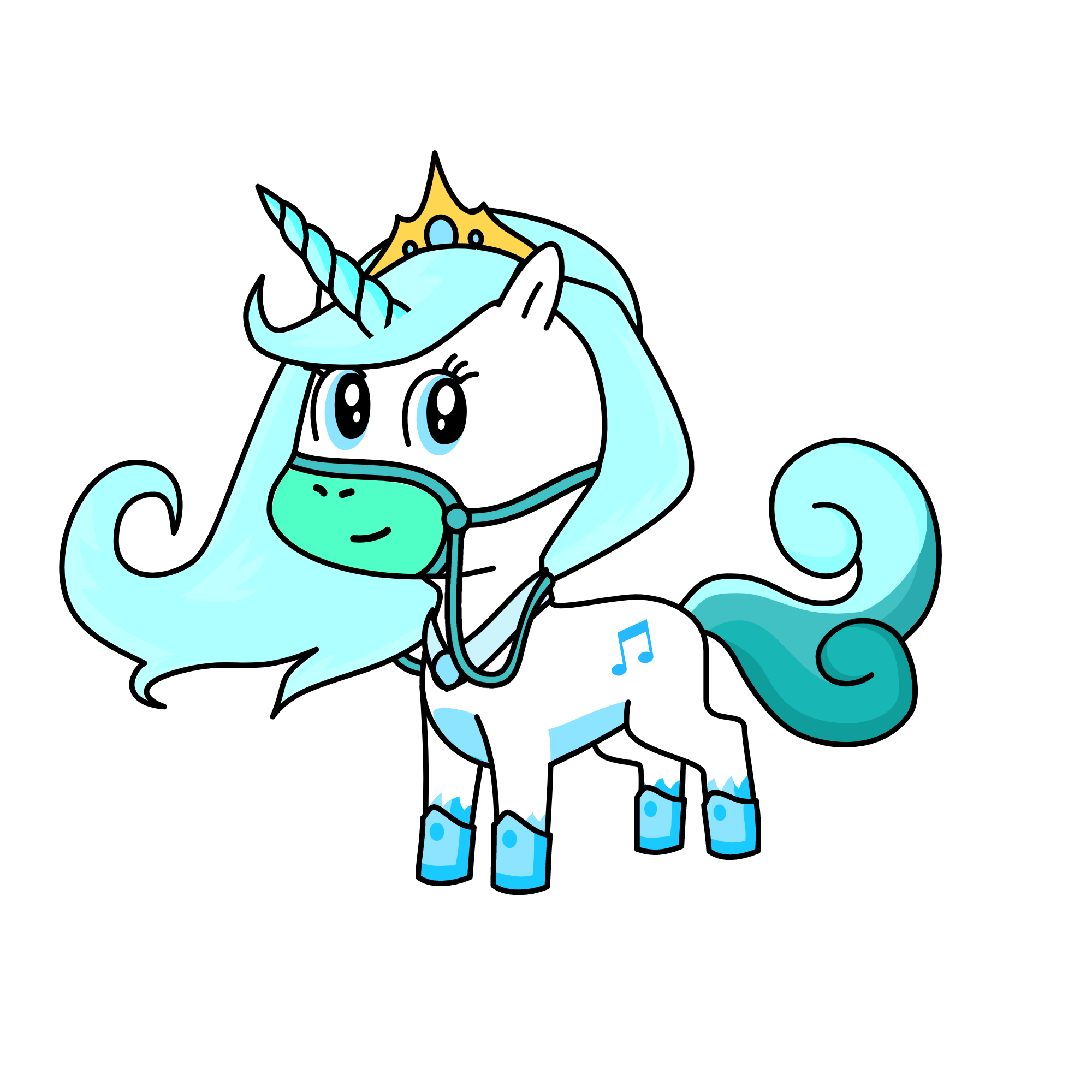 rose, the unicorn