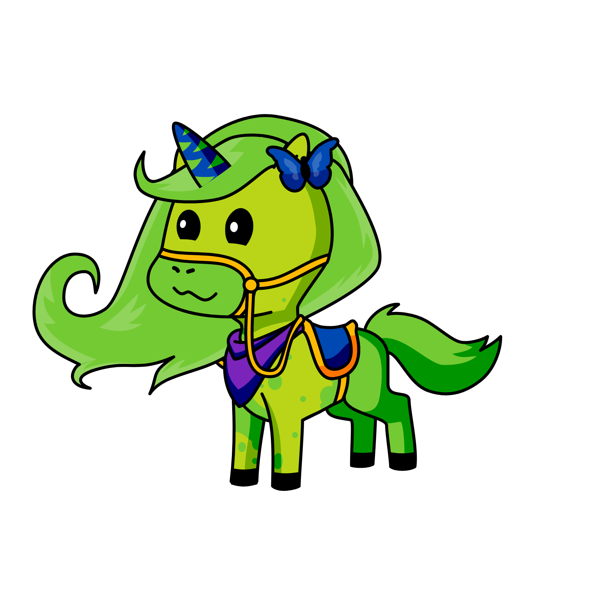 Grape, the unicorn