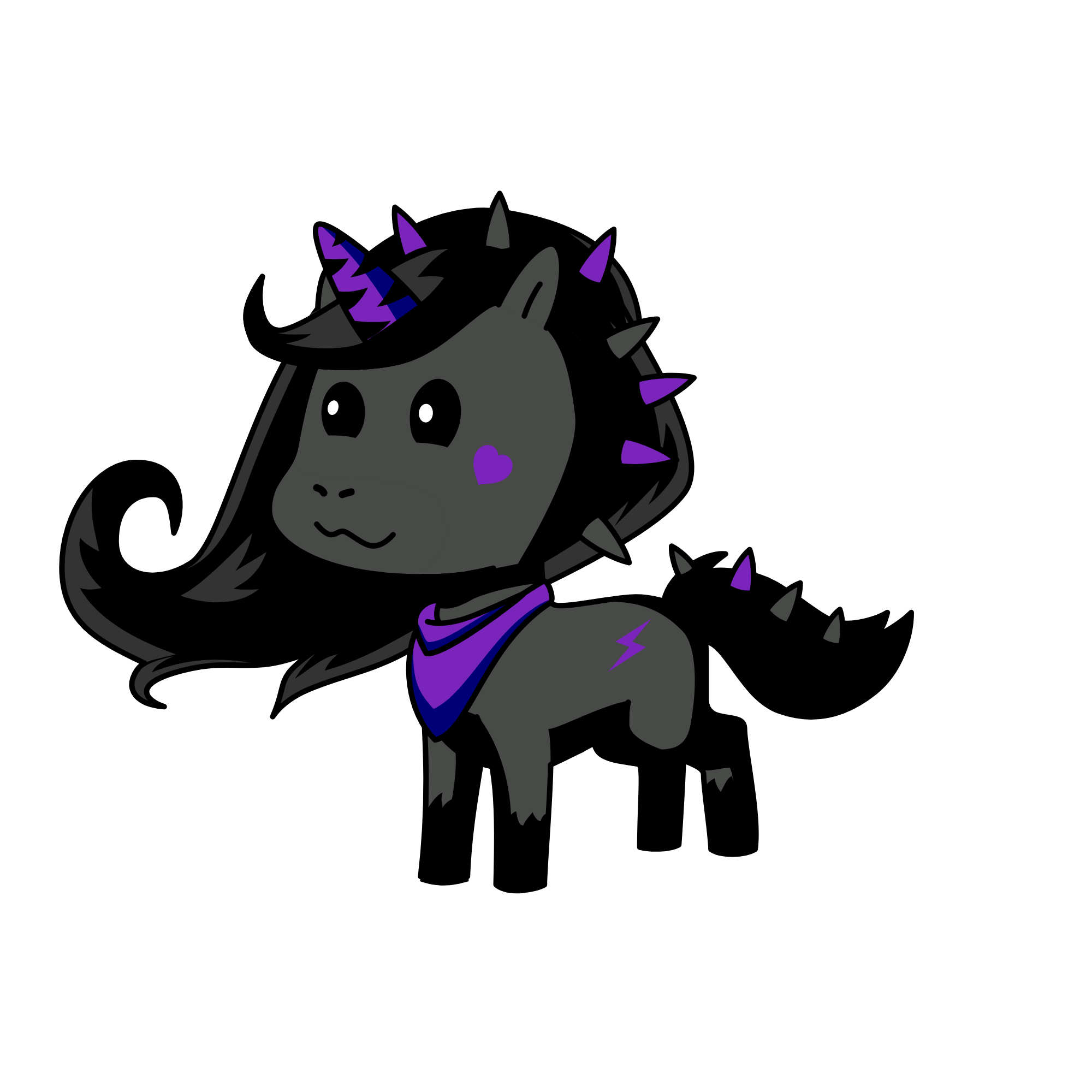 Midnight, the unicorn