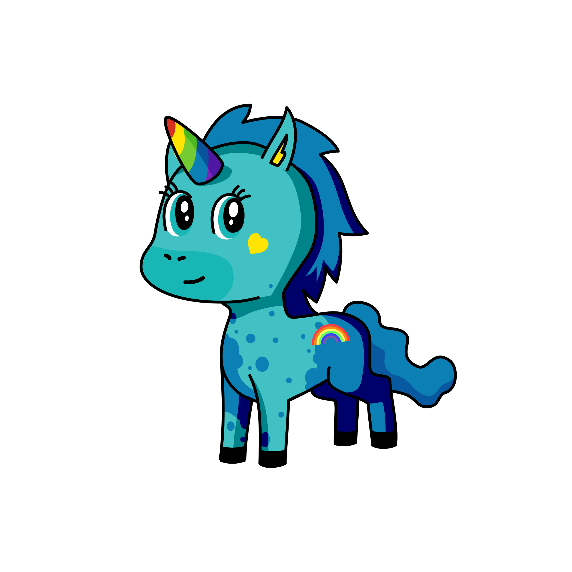 Aqua, the unicorn
