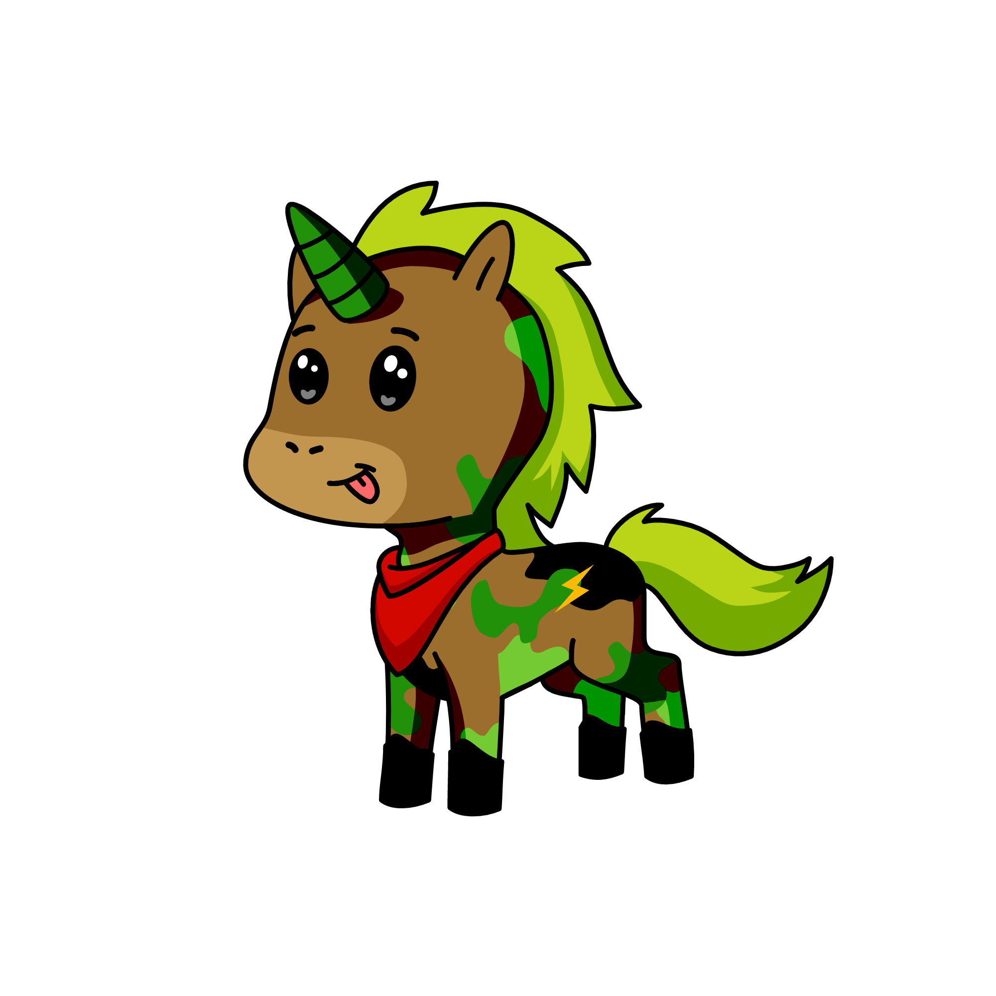 Kiomi, the unicorn