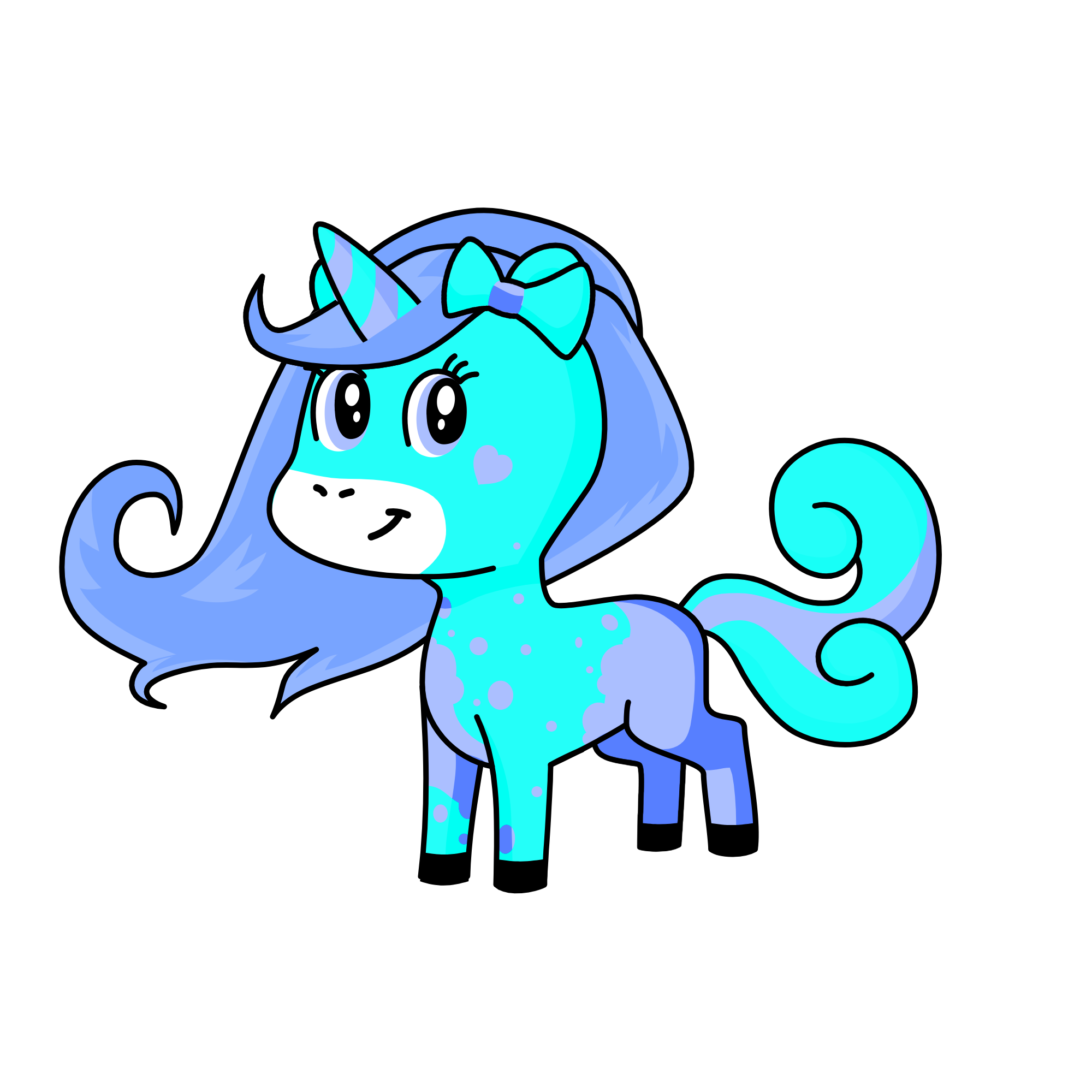 blueberry bella, the unicorn