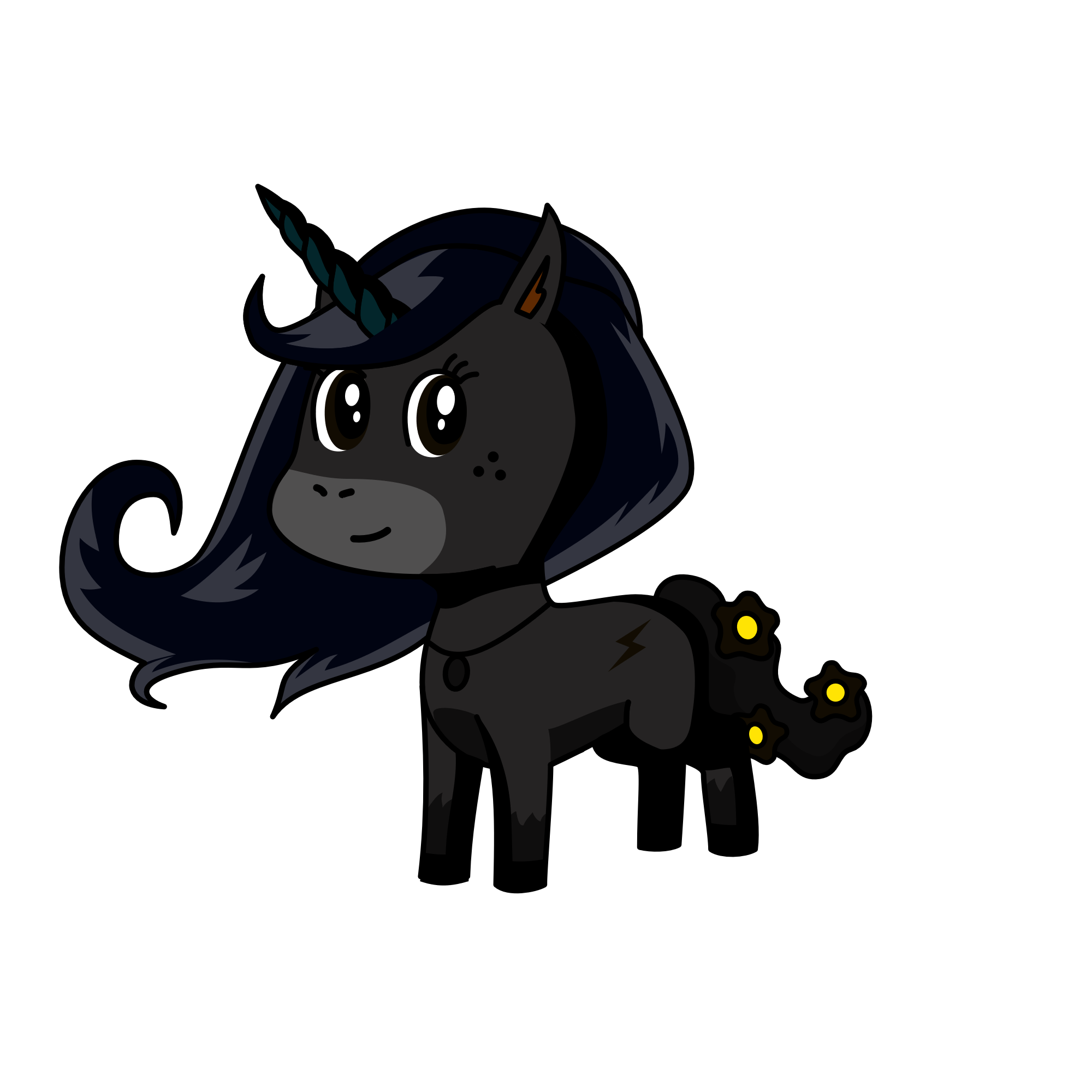 Saetta, the unicorn