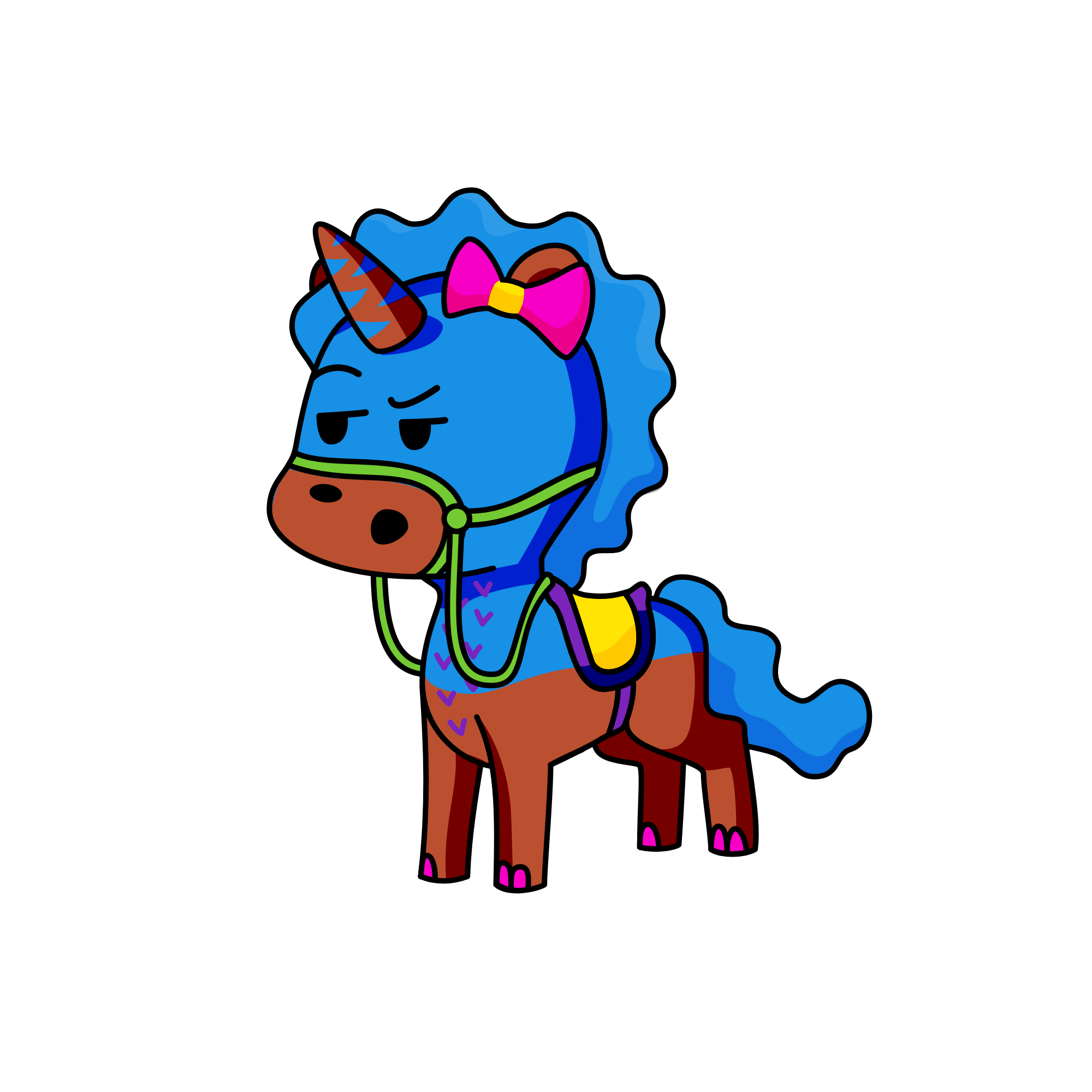 Bruttino 💩💩, the unicorn