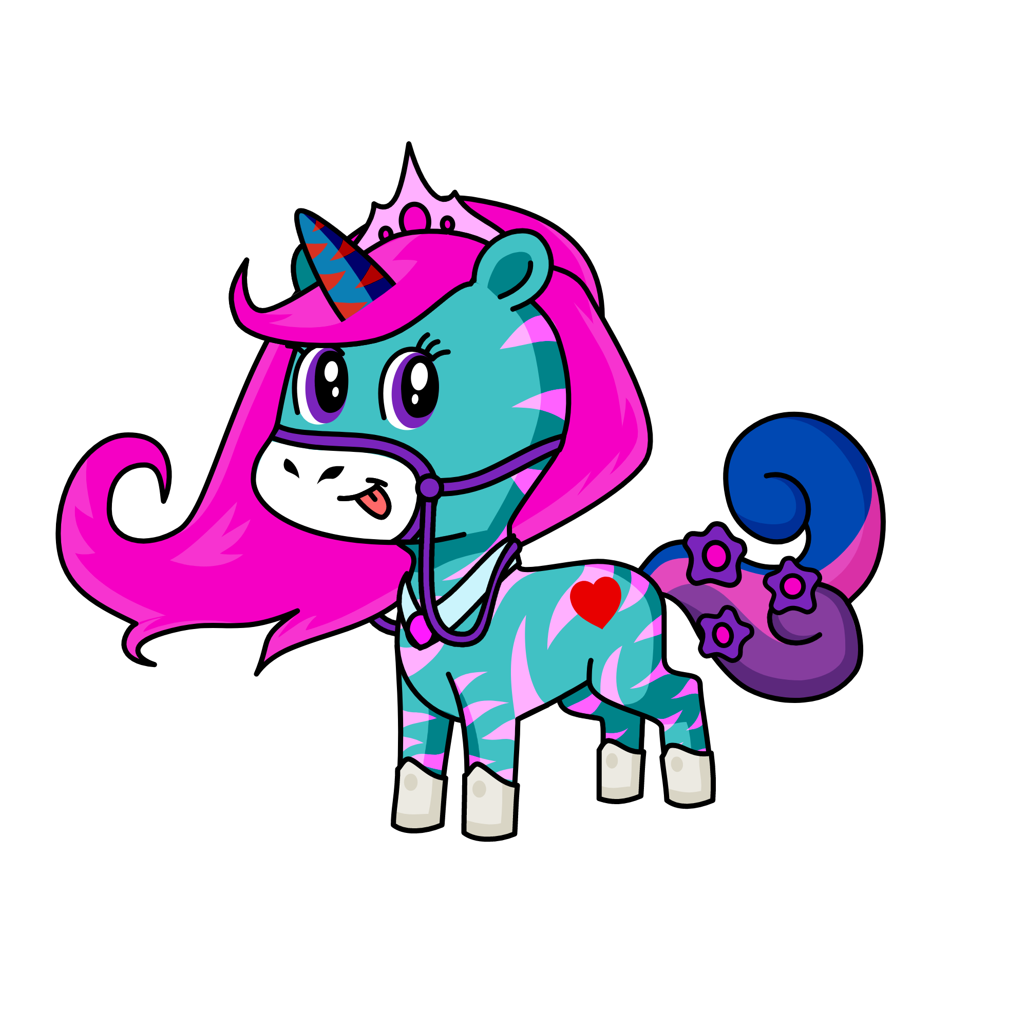pinky, the unicorn