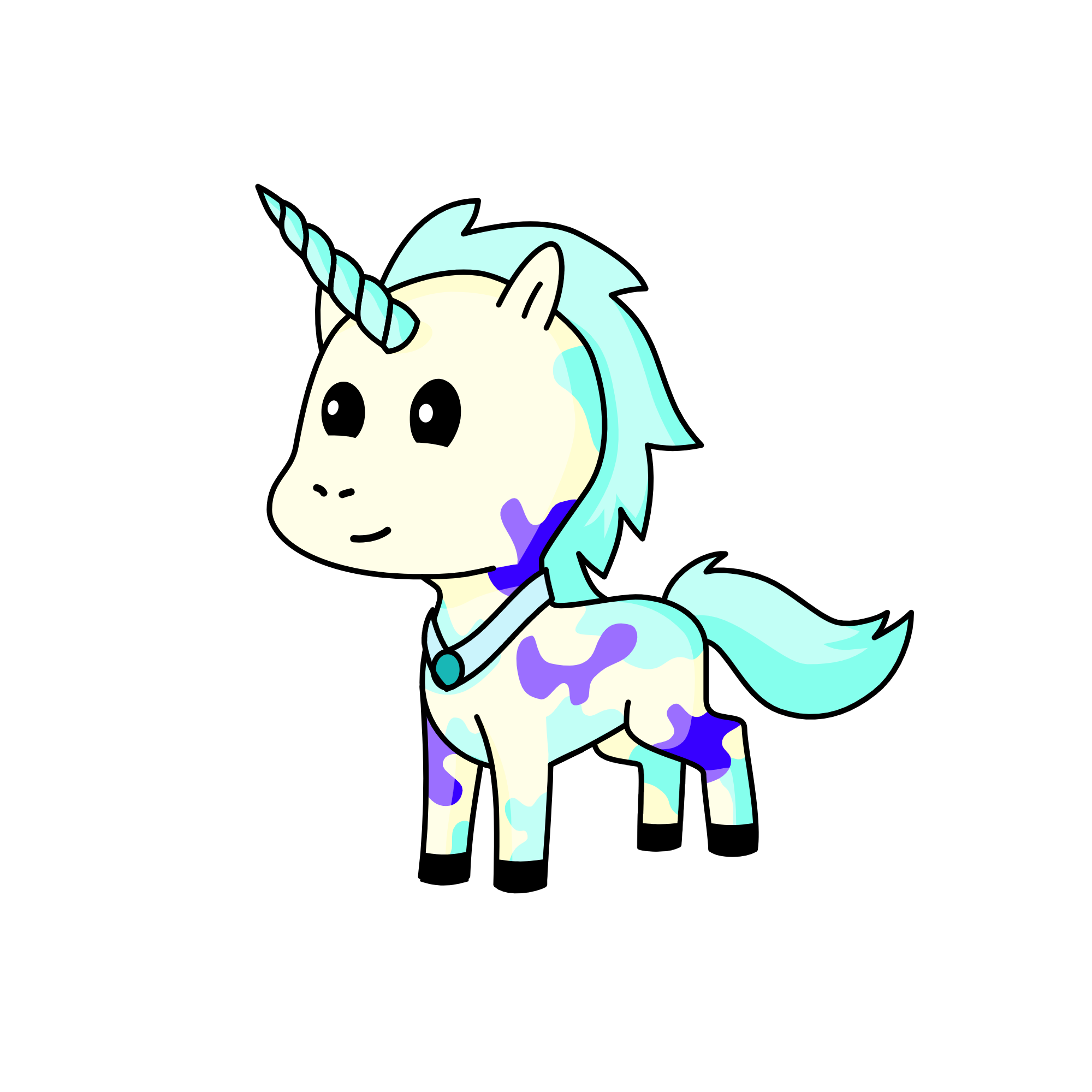 Icicle, the unicorn