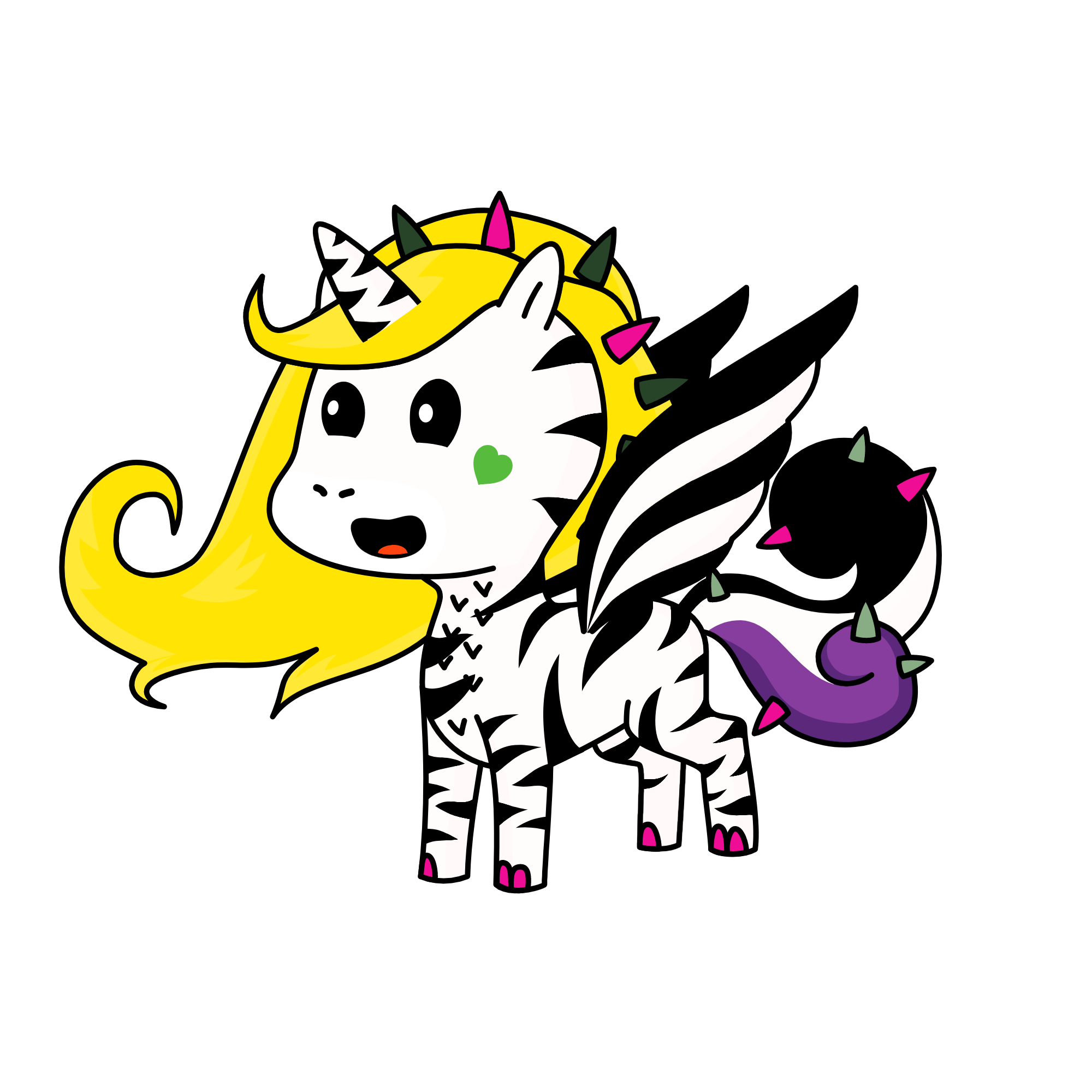 Zebra, the unicorn
