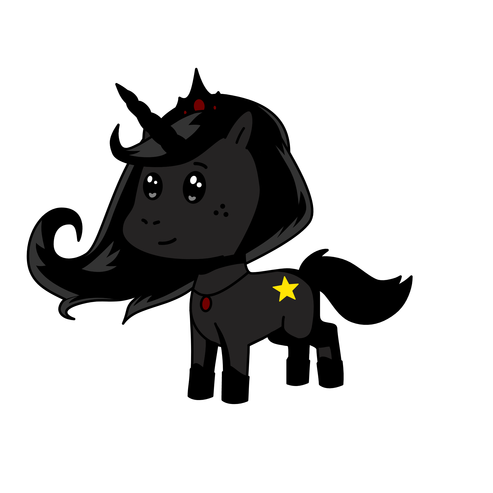 Night Sky, the unicorn