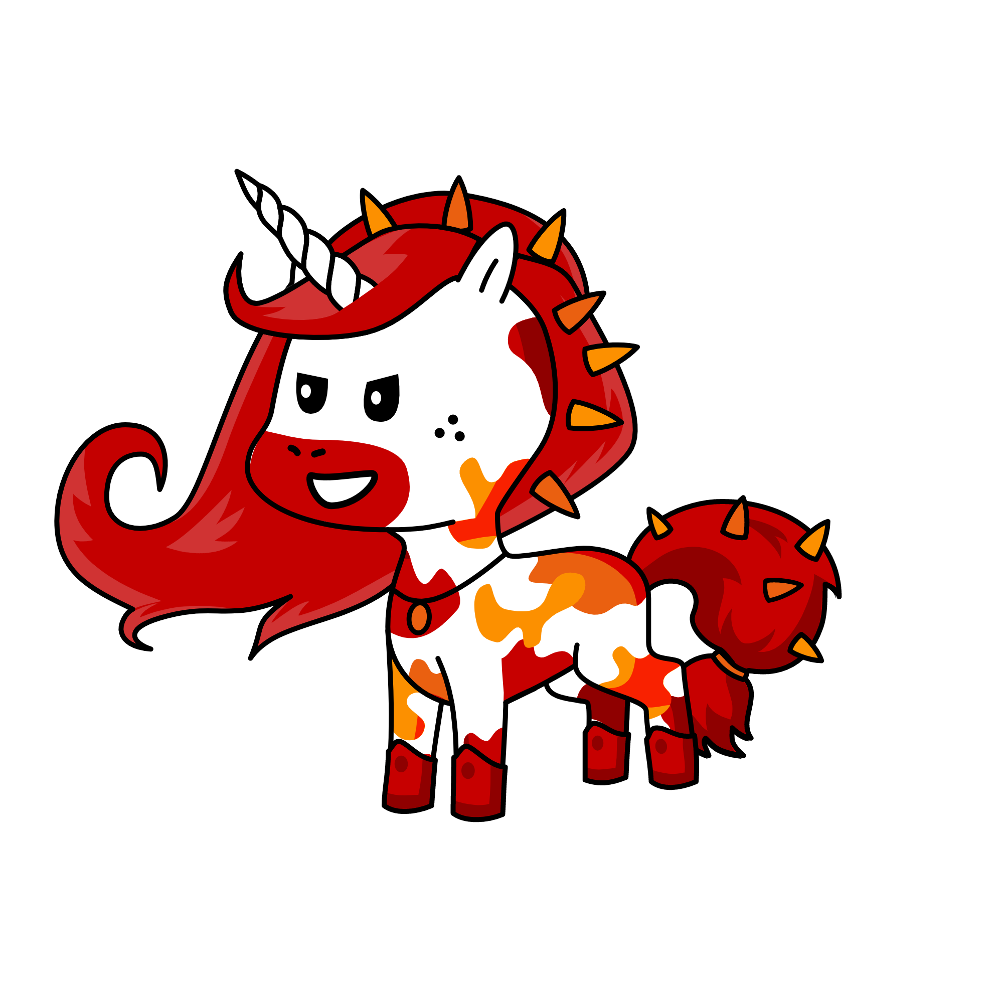 Evil One, the unicorn