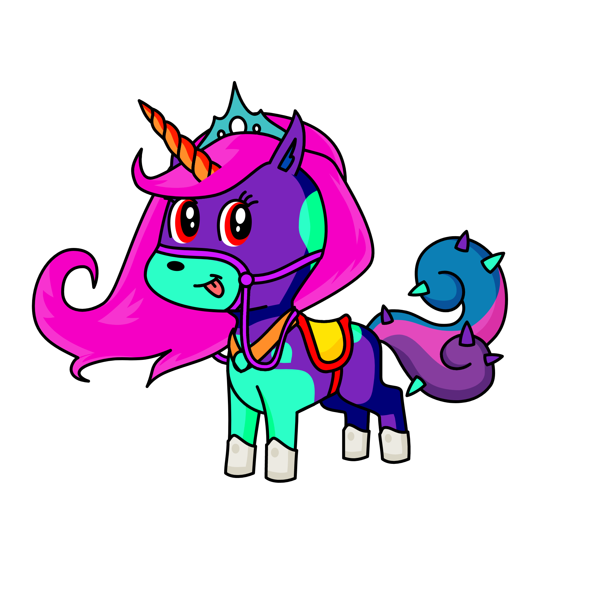 Honey, the unicorn