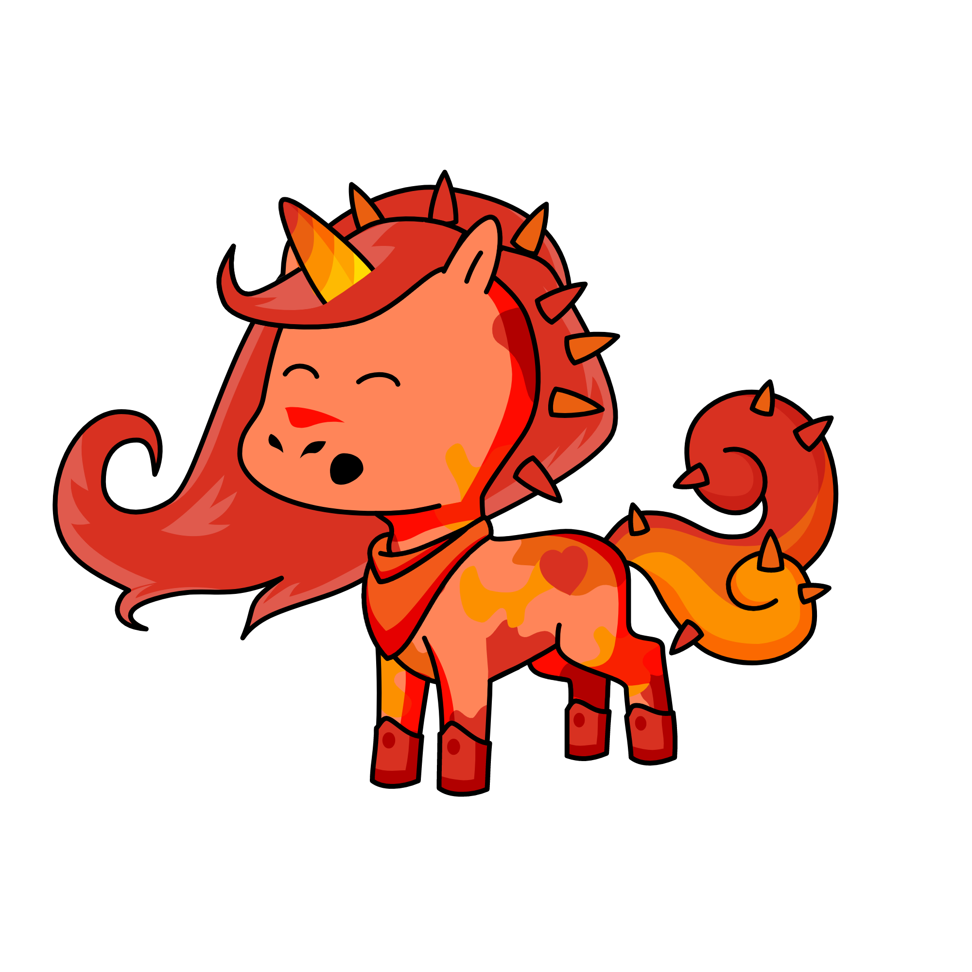 firelight, the unicorn