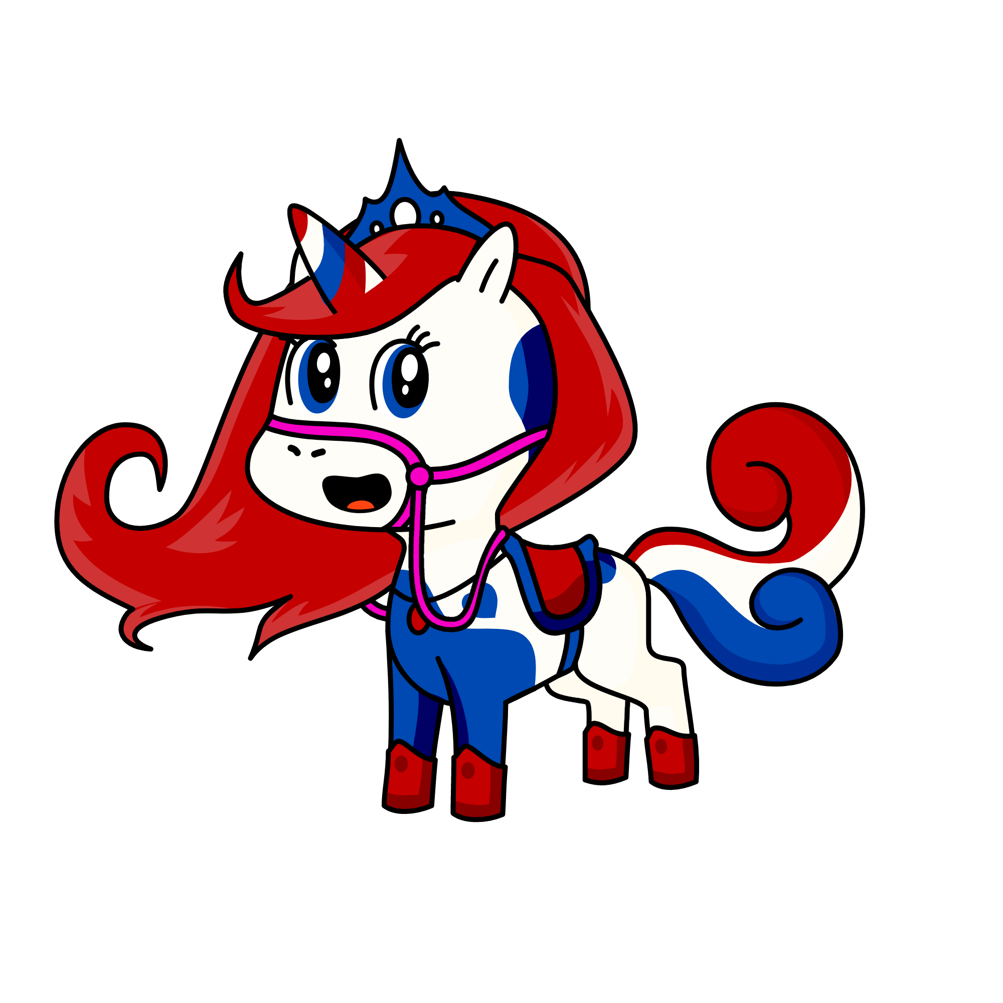 Patriotic Princess, the unicorn