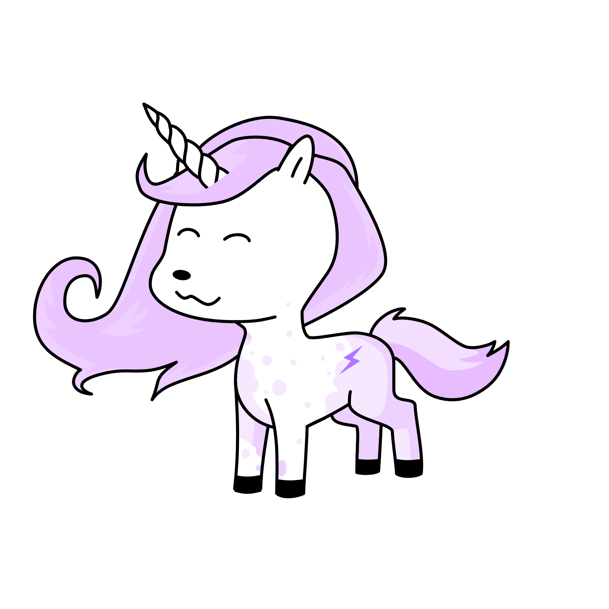 Purple Pants, the unicorn