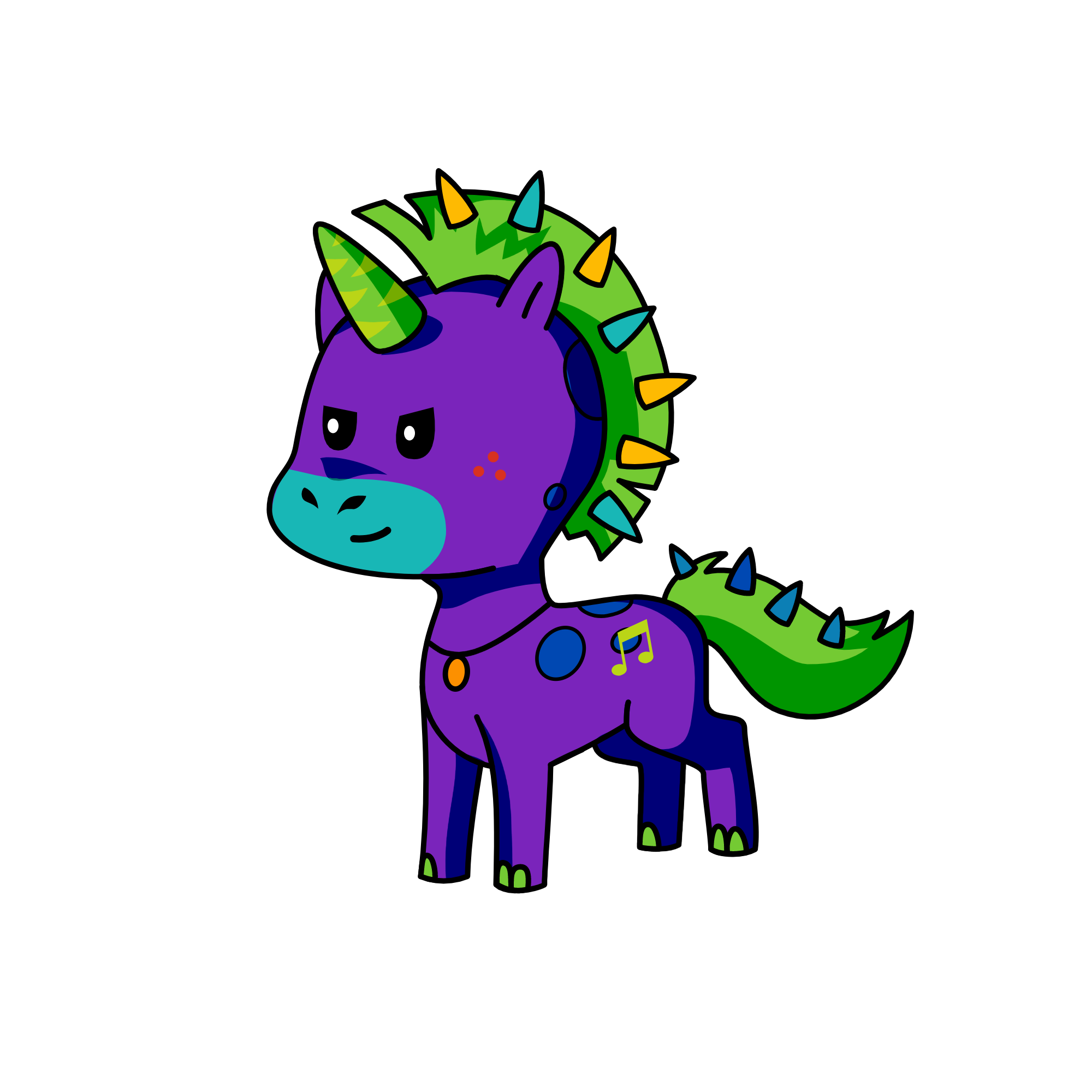 Grape, the unicorn
