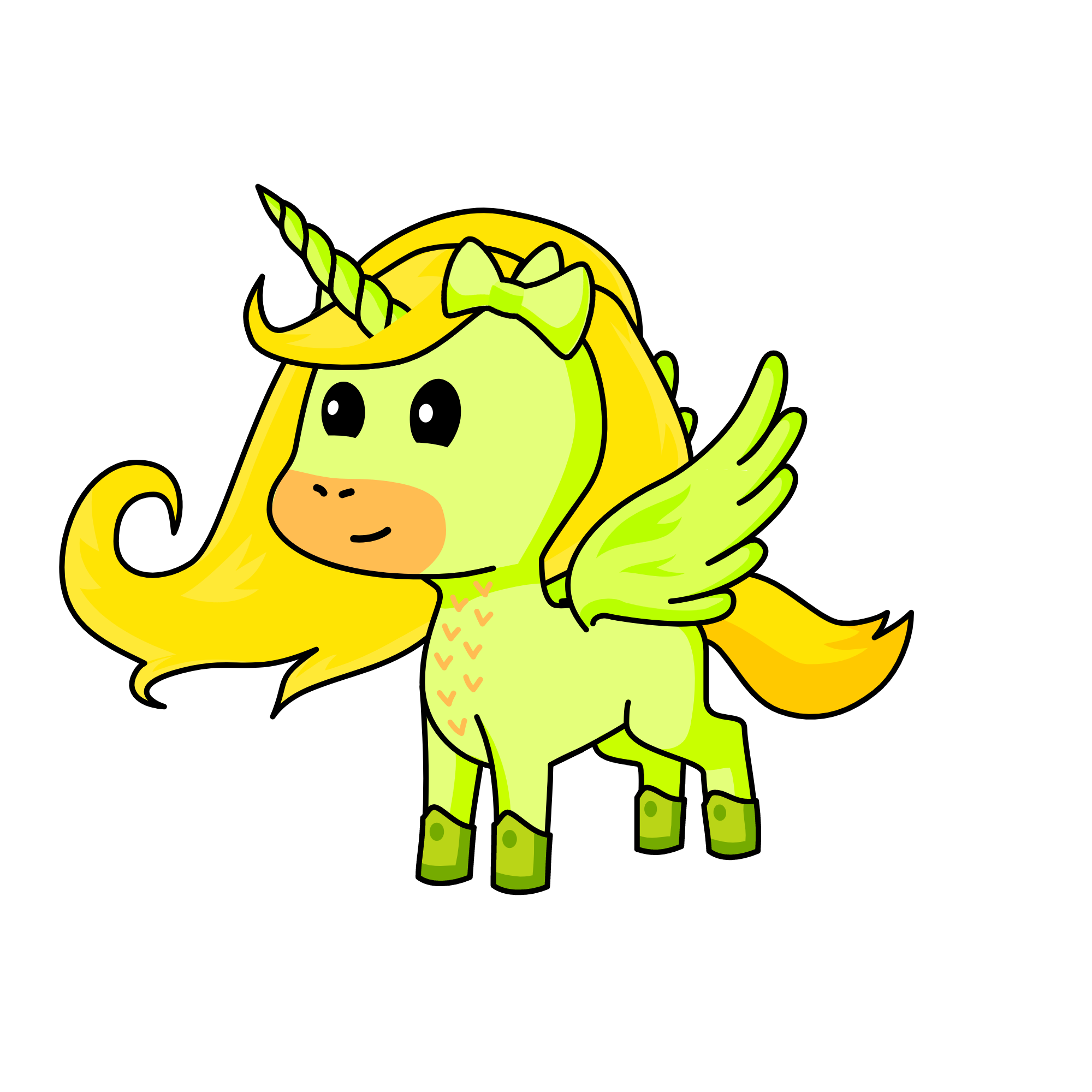 Sunshine, the unicorn