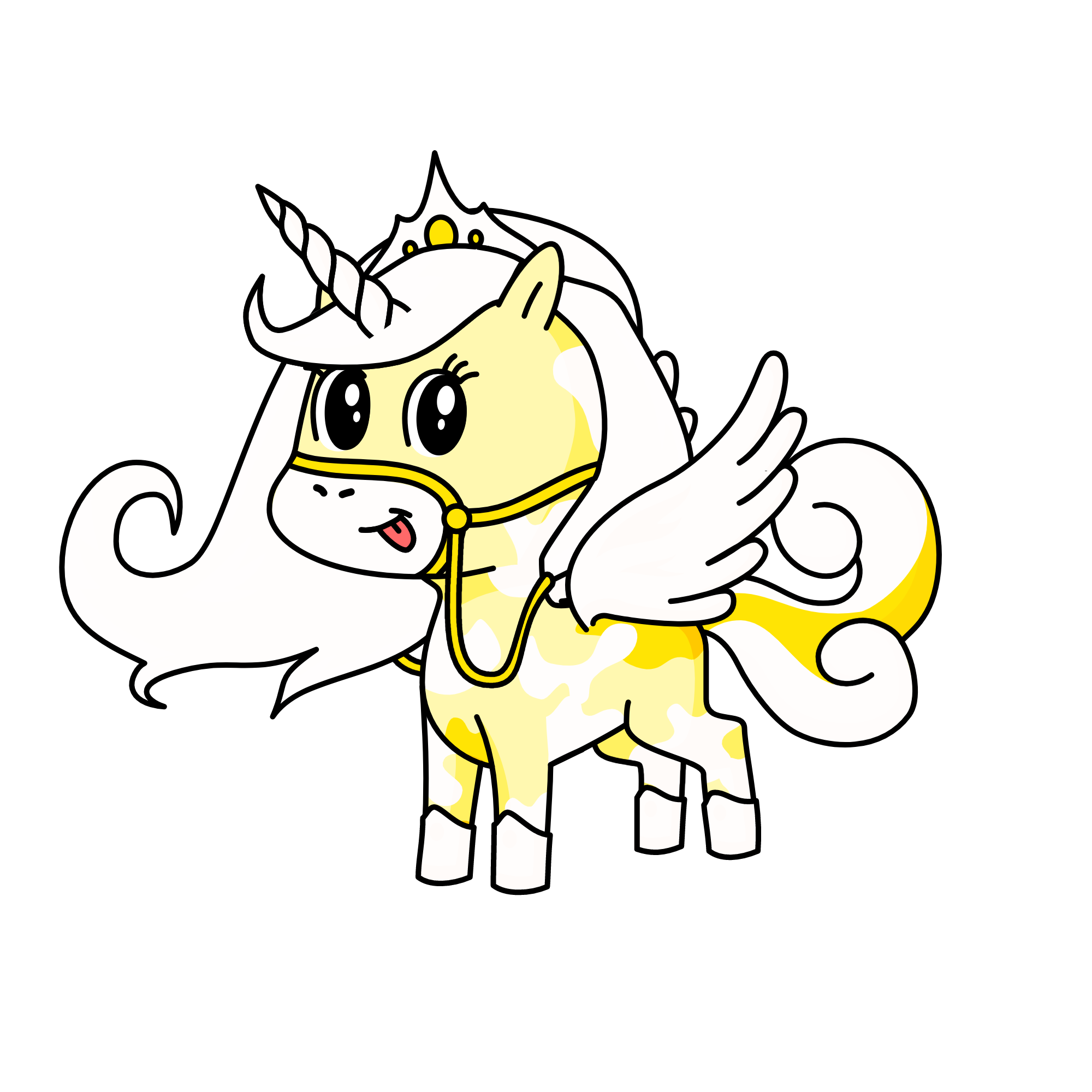light gacha unicorn, the unicorn