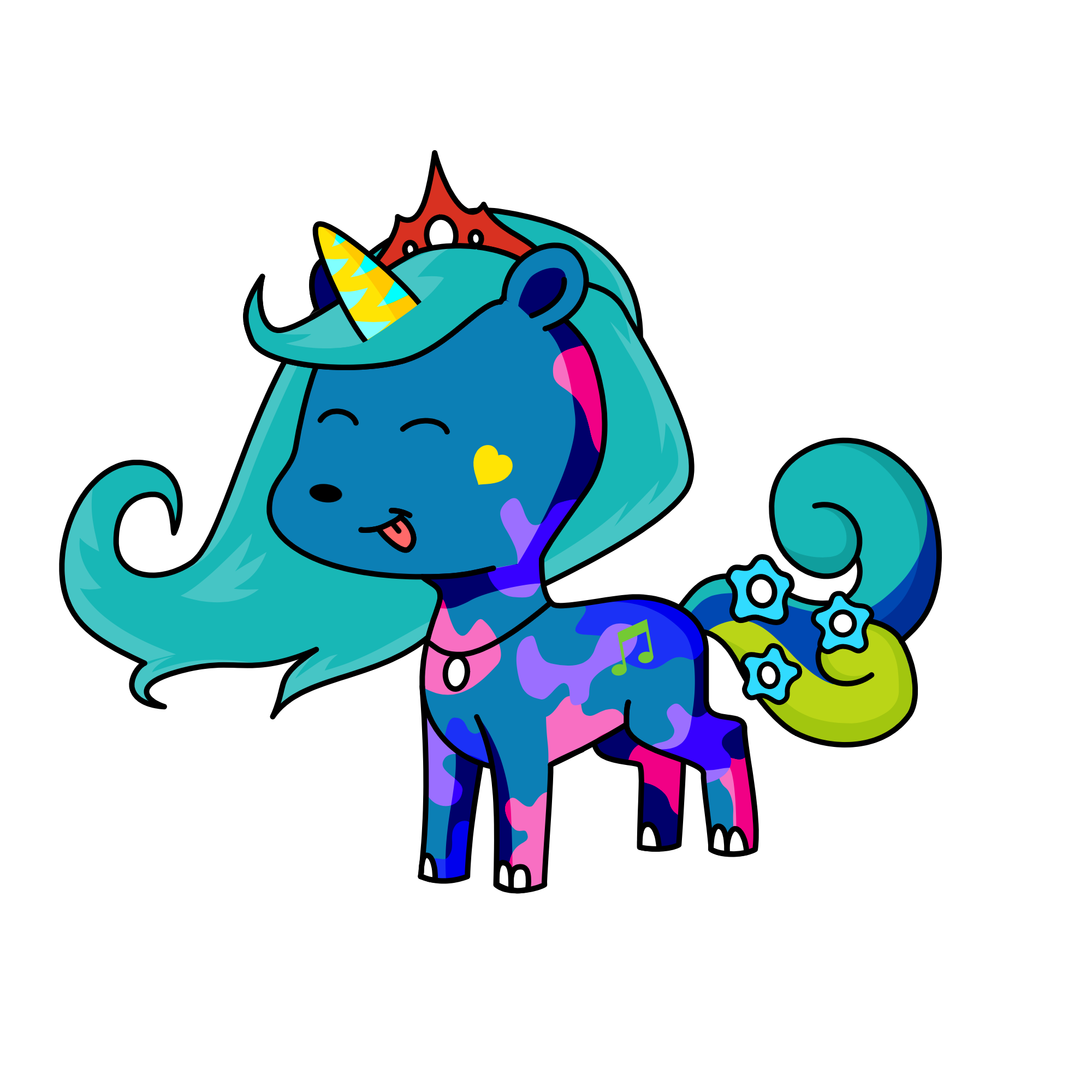 Winter ❄️ , the unicorn