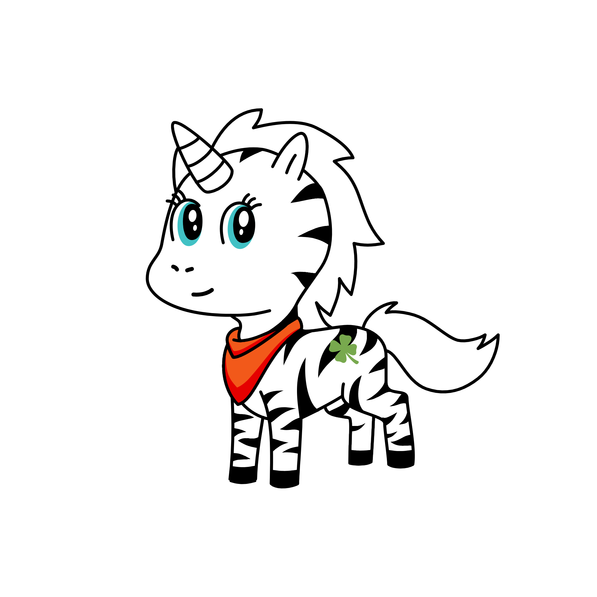 Zebracorn, the unicorn