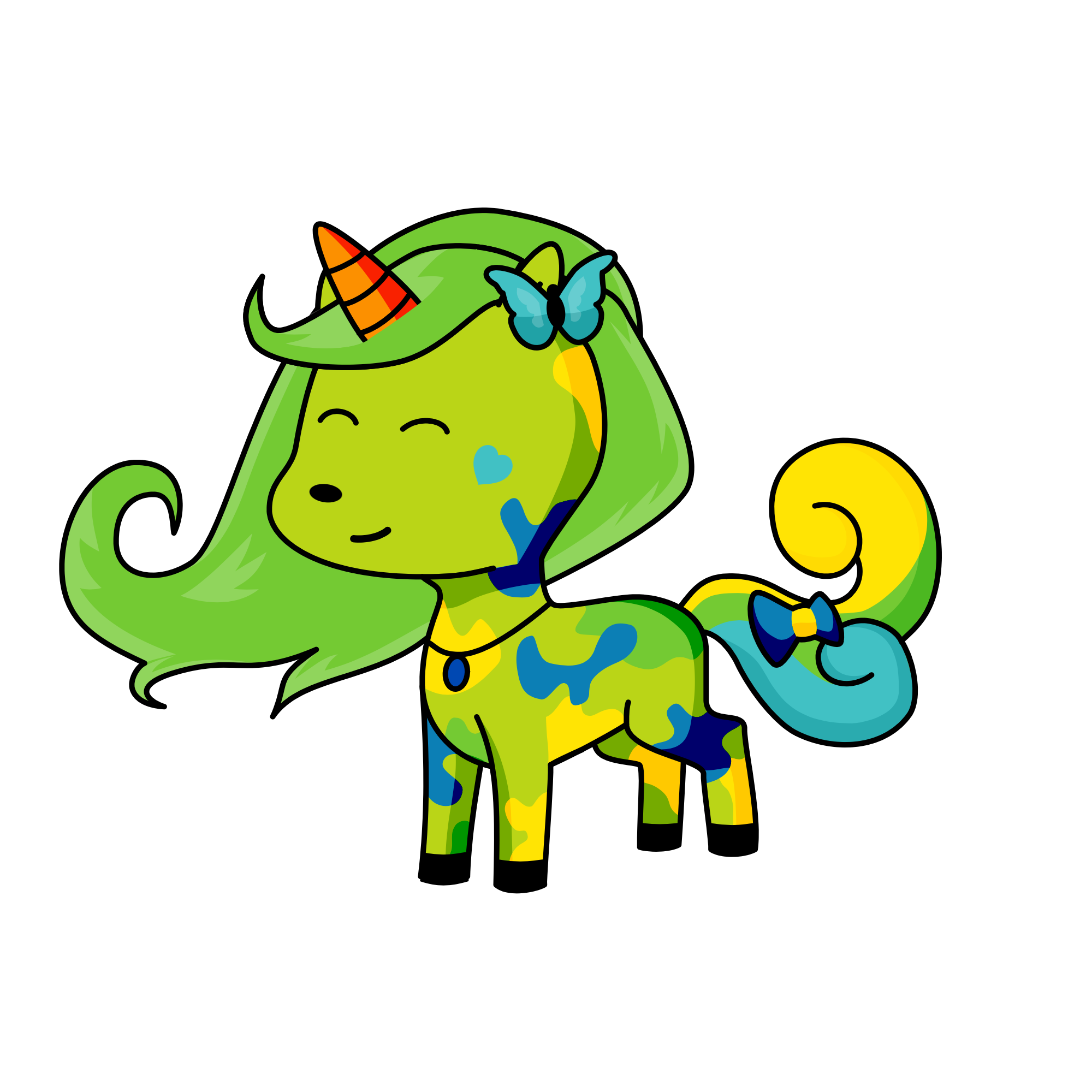 Princess of the talking trees 🌳 🌲 👑 , the unicorn