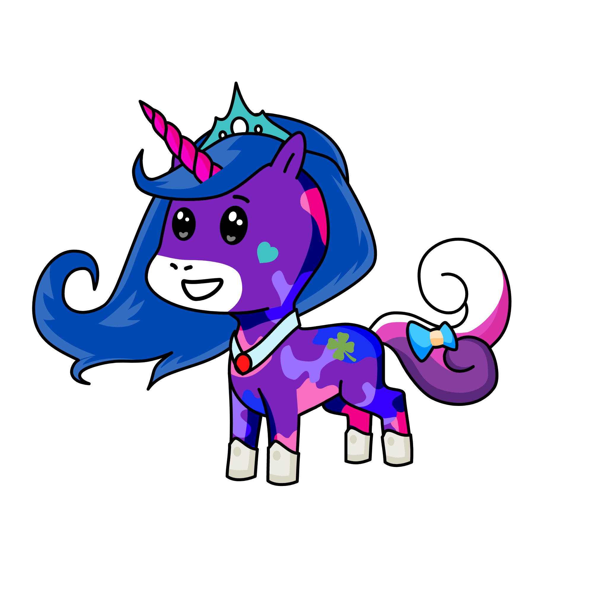 Glitter, the unicorn