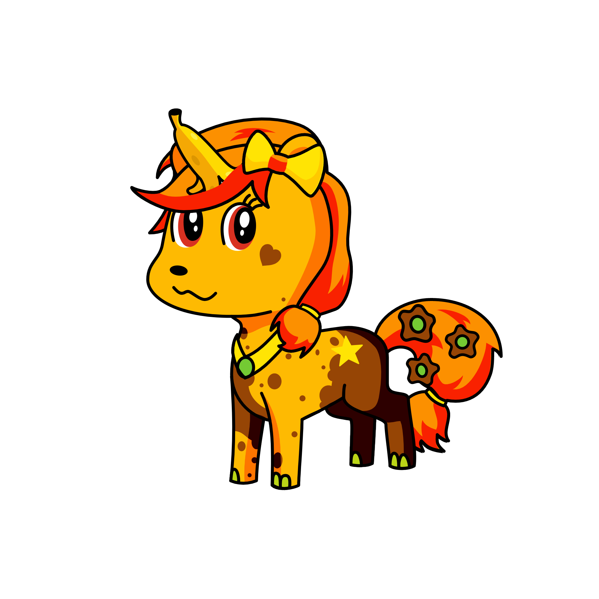 banana, the unicorn