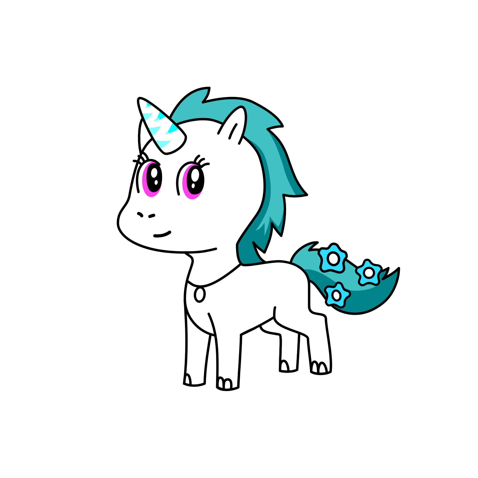ice queen, the unicorn