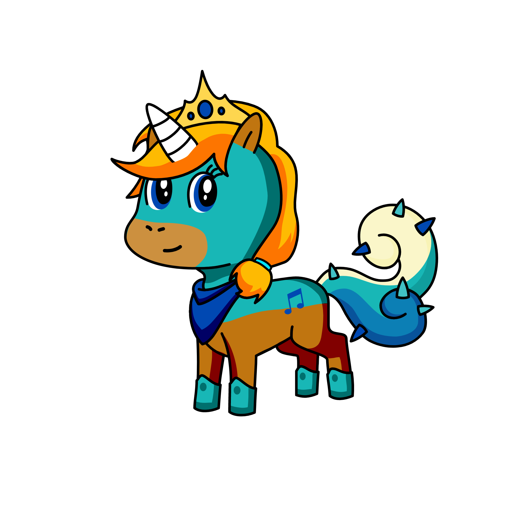 Jasmine, the unicorn