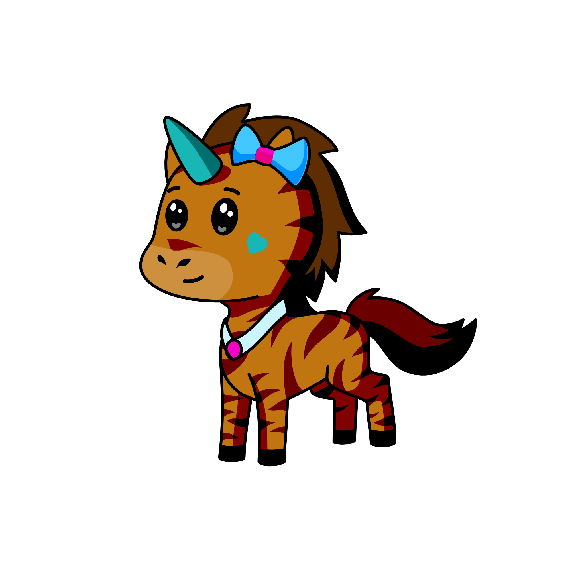 Pretzel, the unicorn