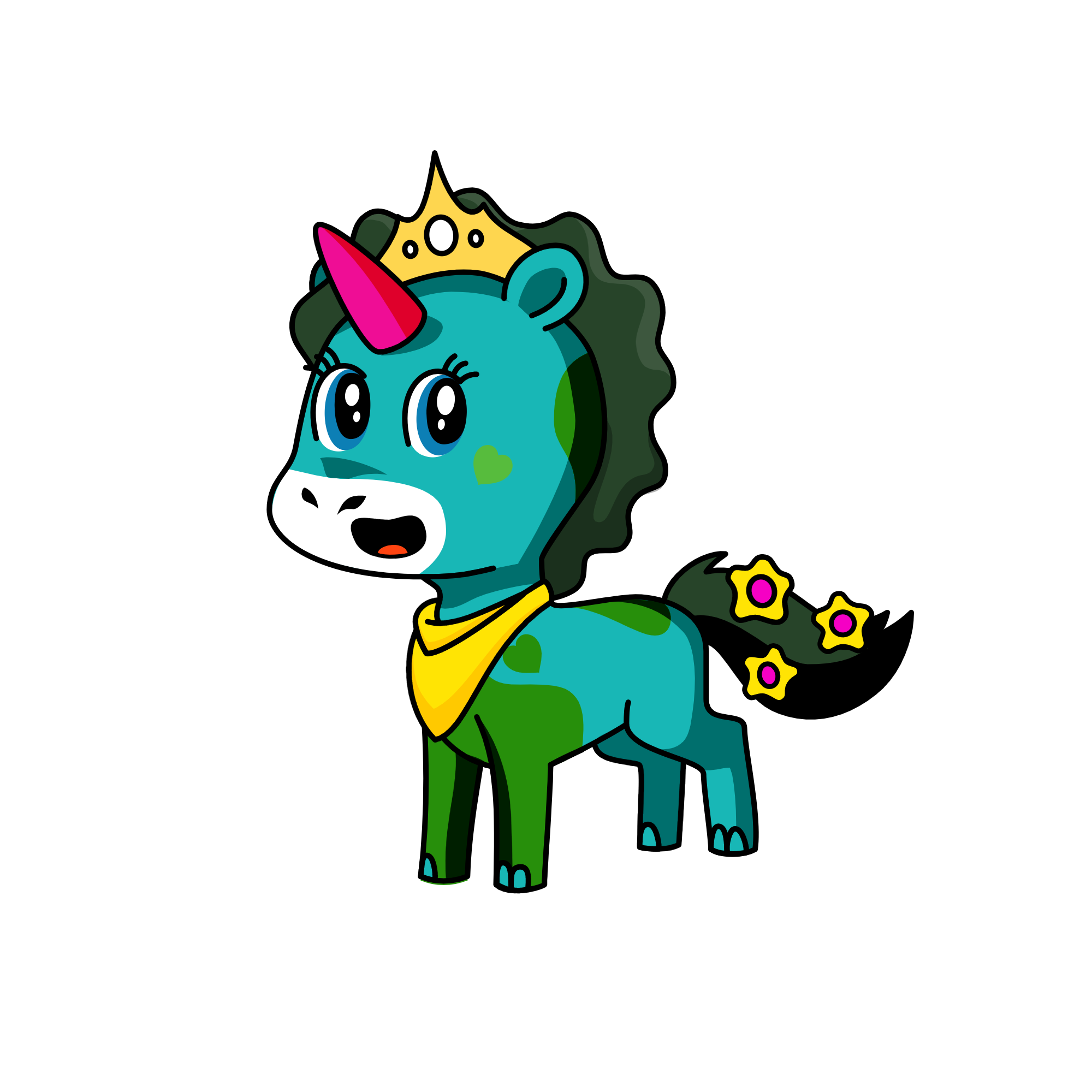 Earthicorn Queen, the unicorn