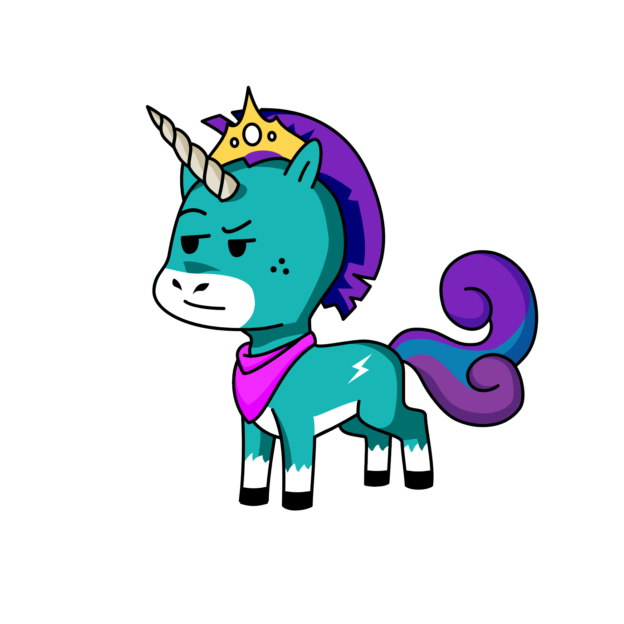 King Earthling, the unicorn
