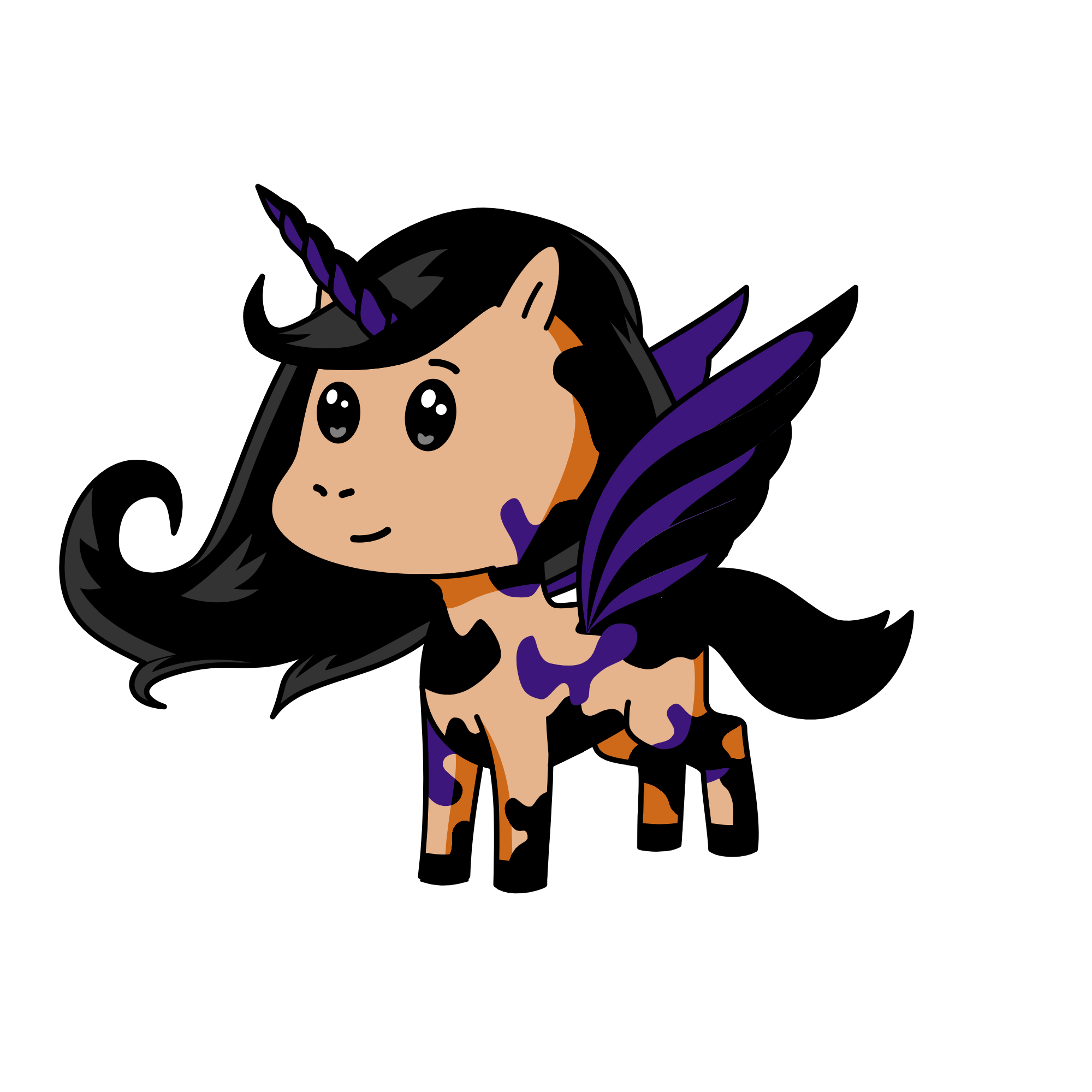 Nightwing, the unicorn