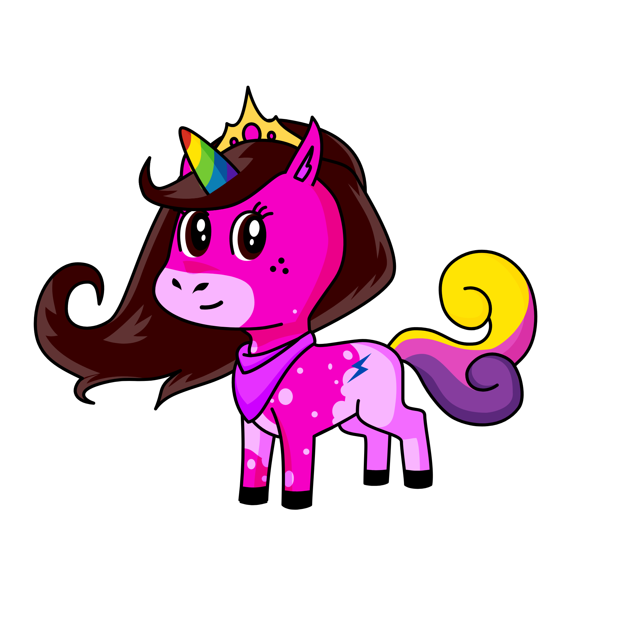 princesa,unicornio, the unicorn