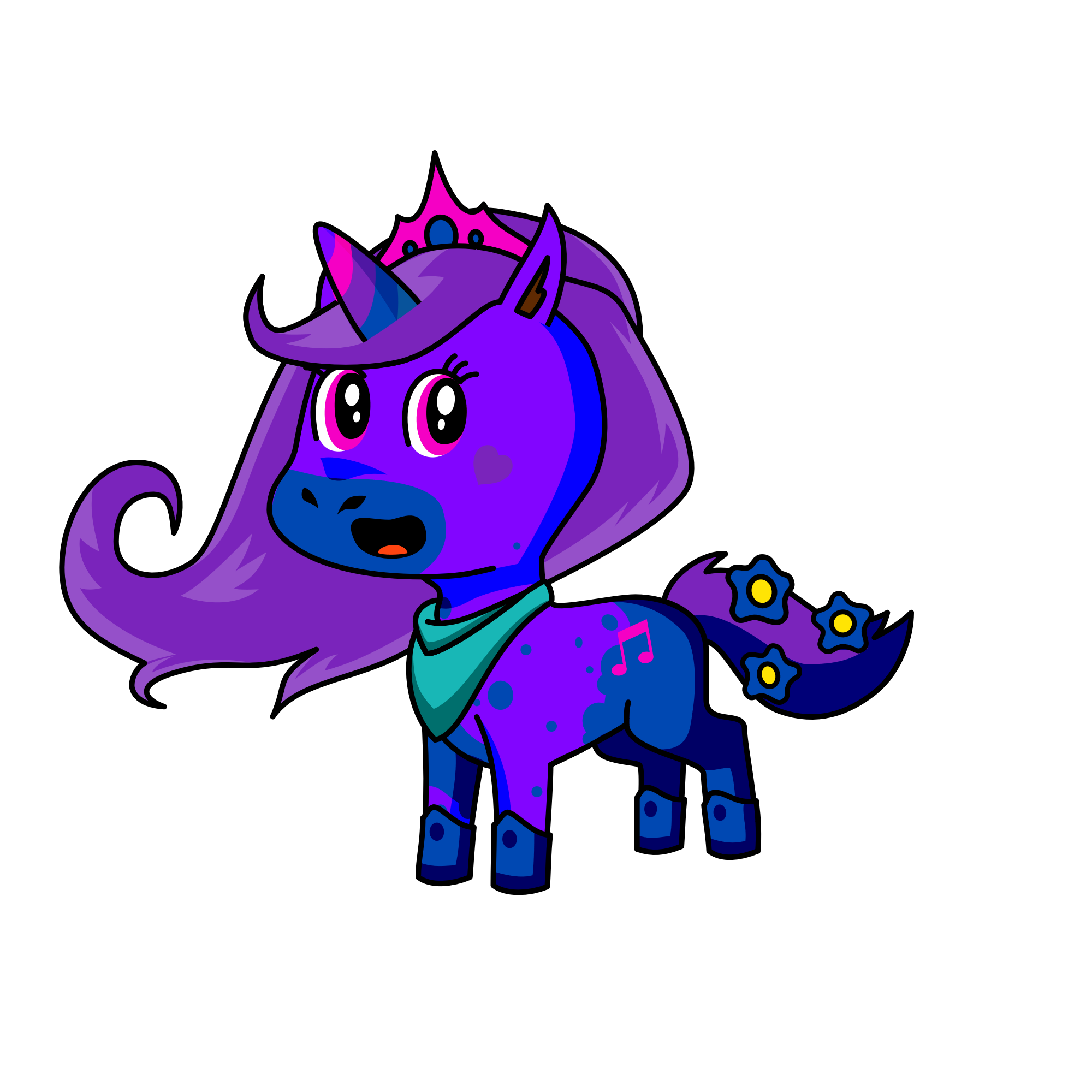 Music, the unicorn