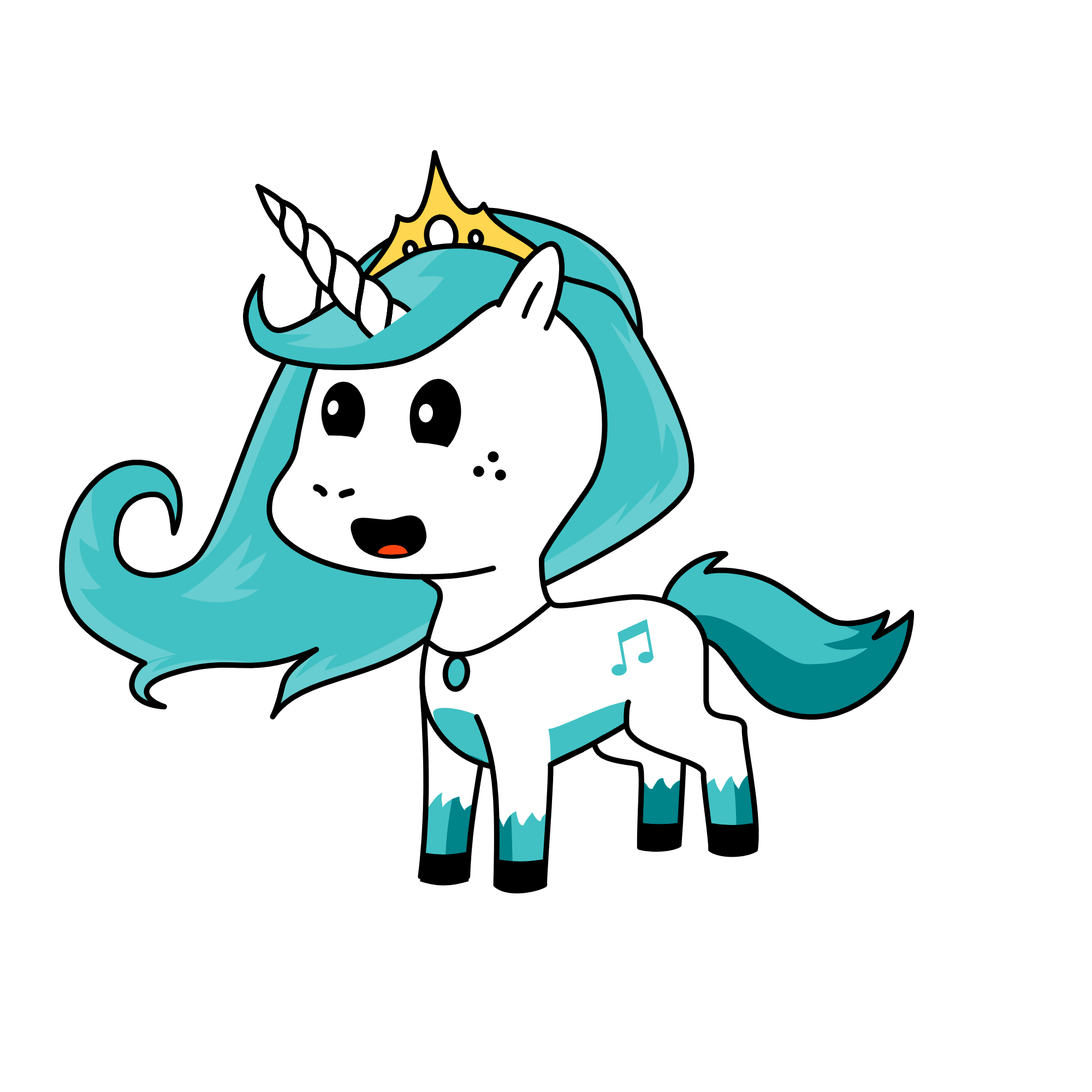 Sky, the unicorn