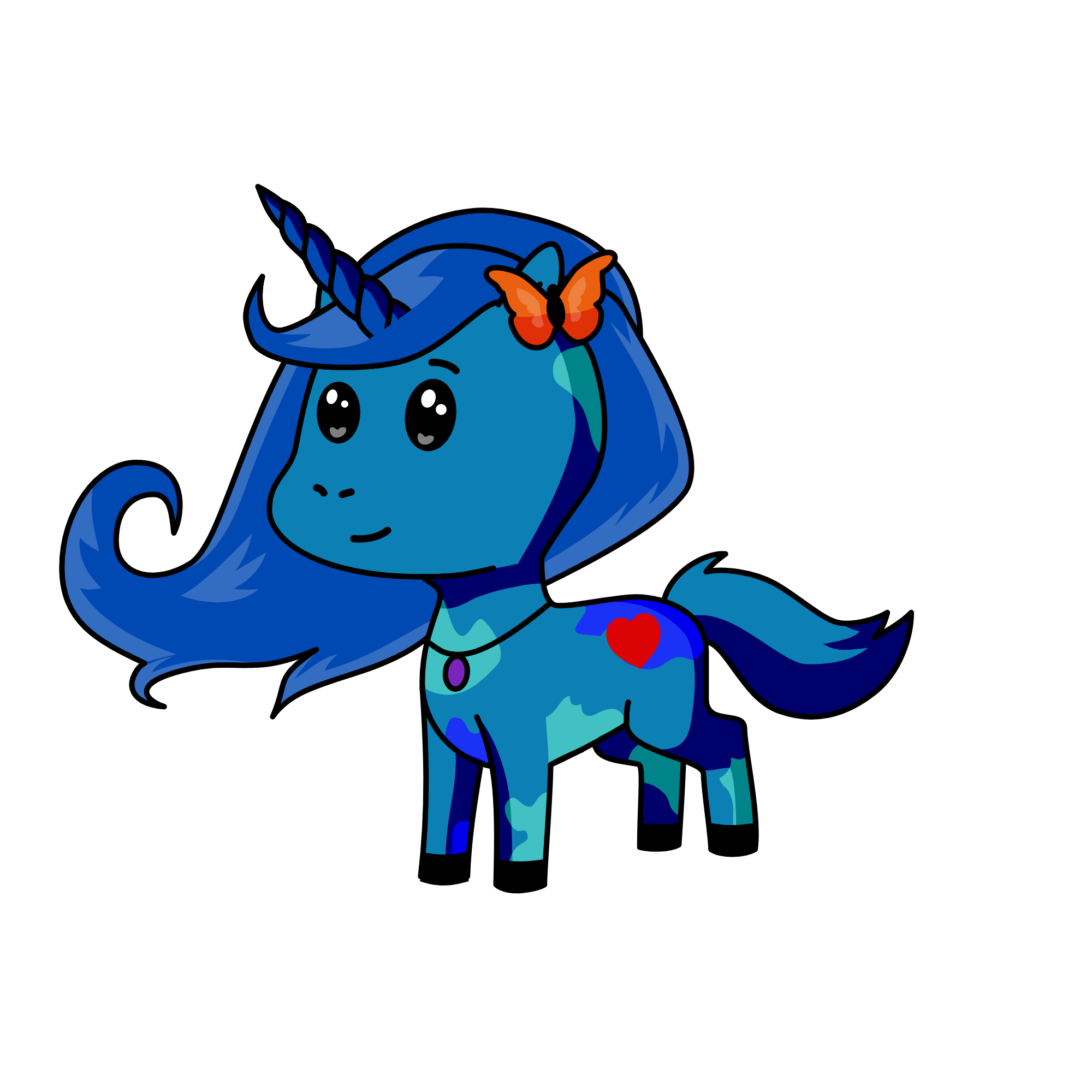 Crystal Bone, the unicorn