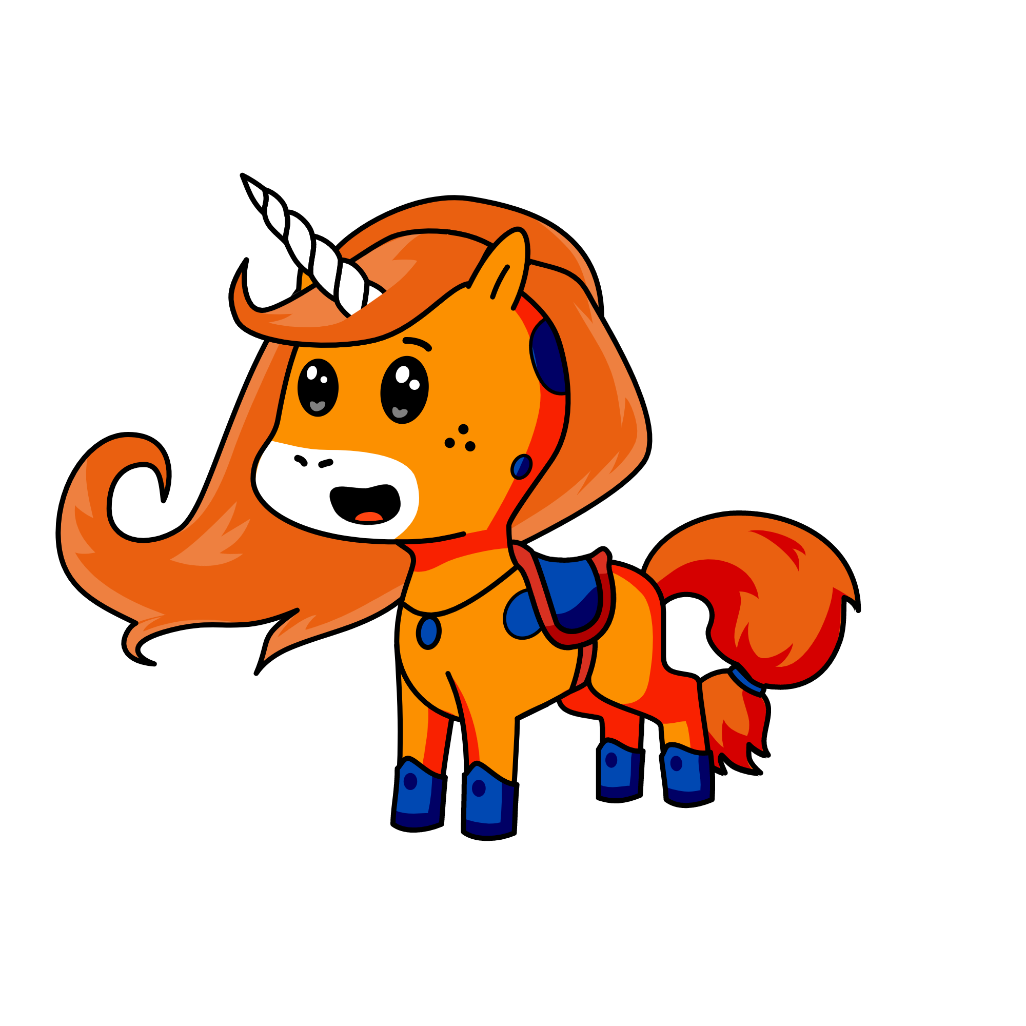 Hiku, the unicorn