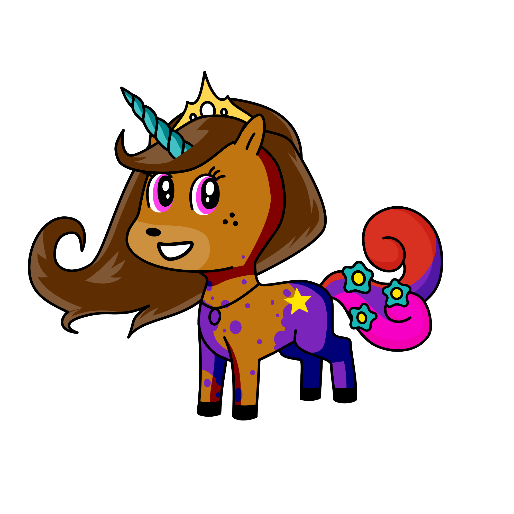 Princess Cloudy, the unicorn