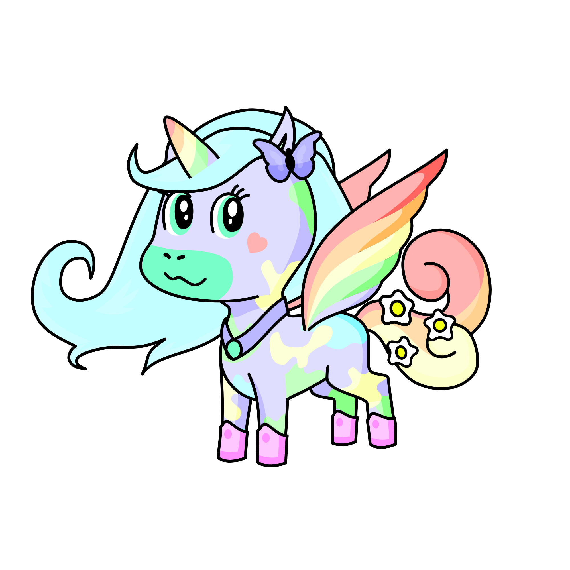 rainbow, the unicorn