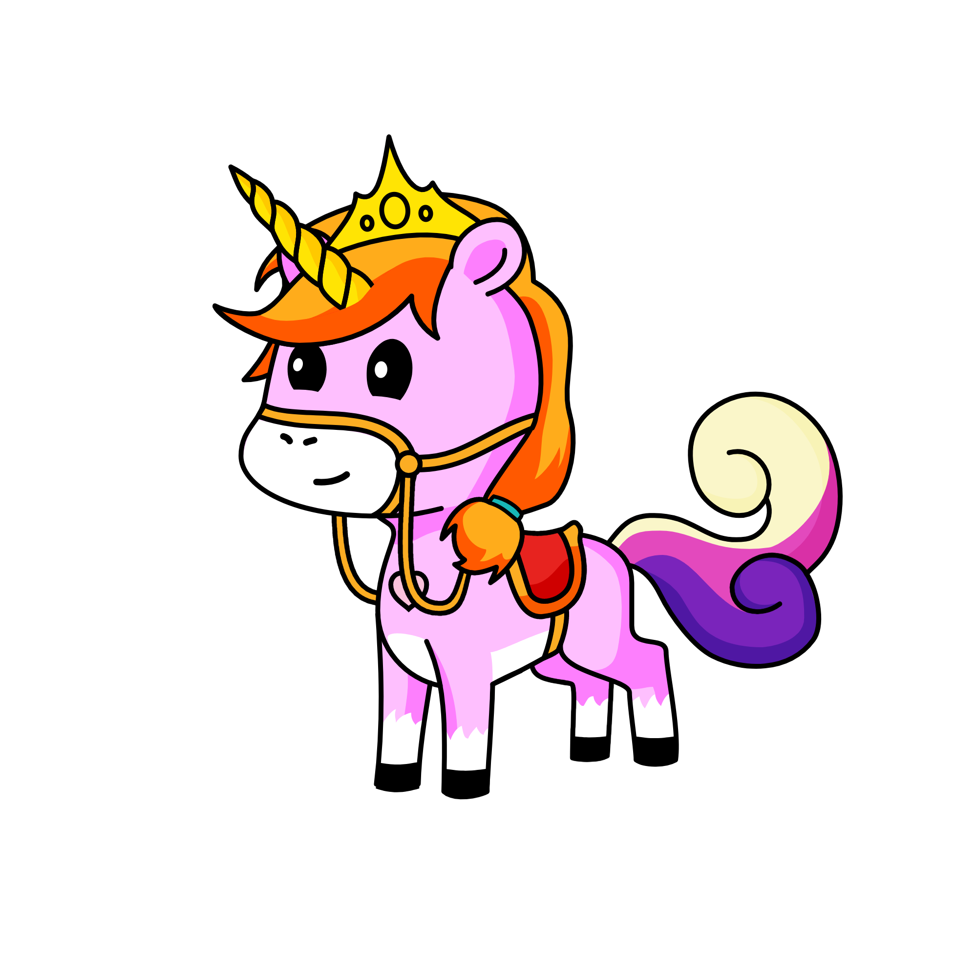 princess yellow, the unicorn