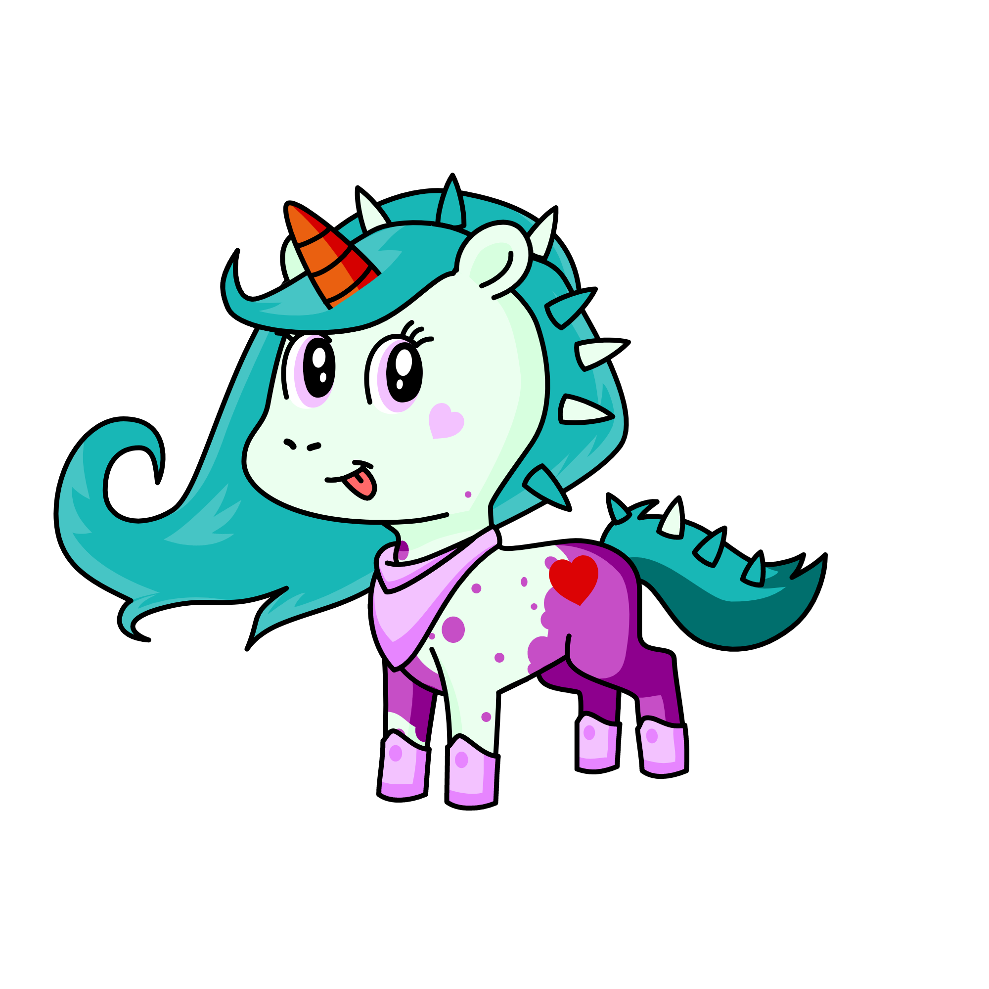 Poppy, the unicorn
