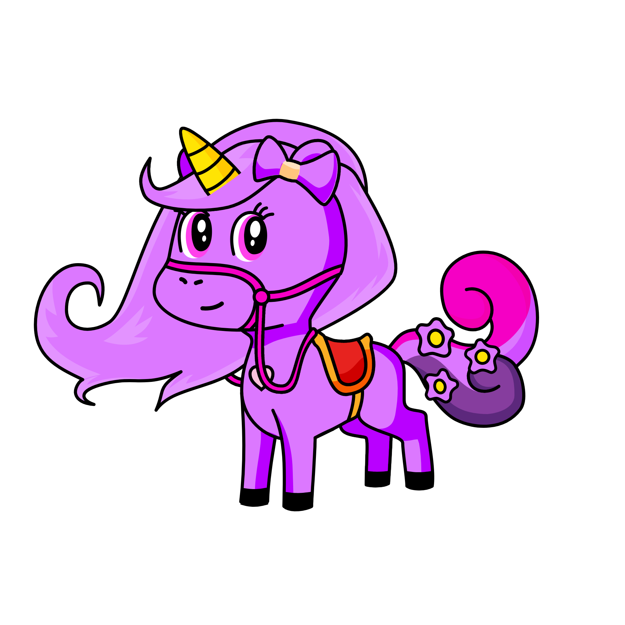 lavender, the unicorn