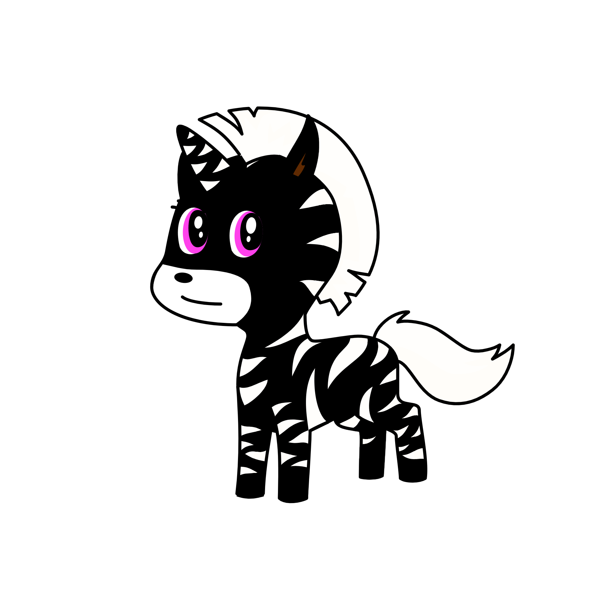 Zebra, the unicorn