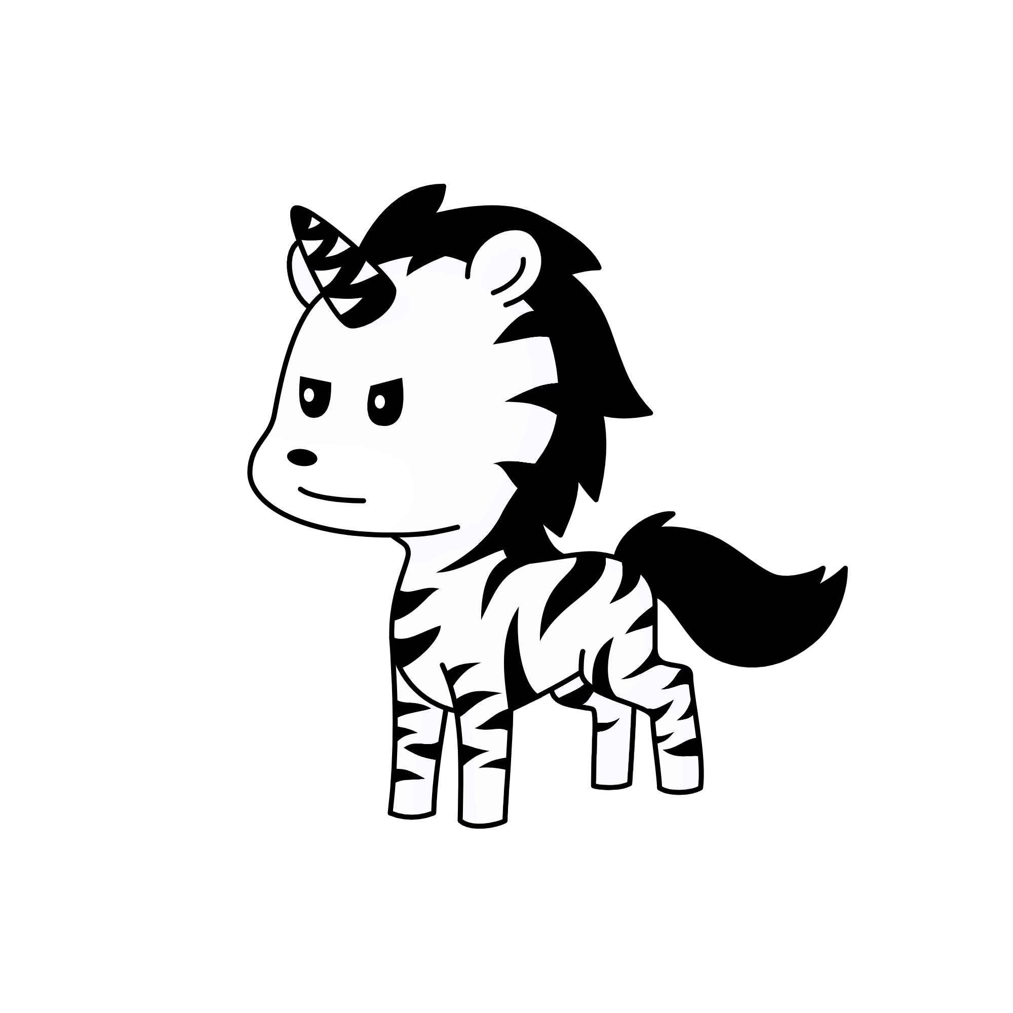 Zebra, the unicorn