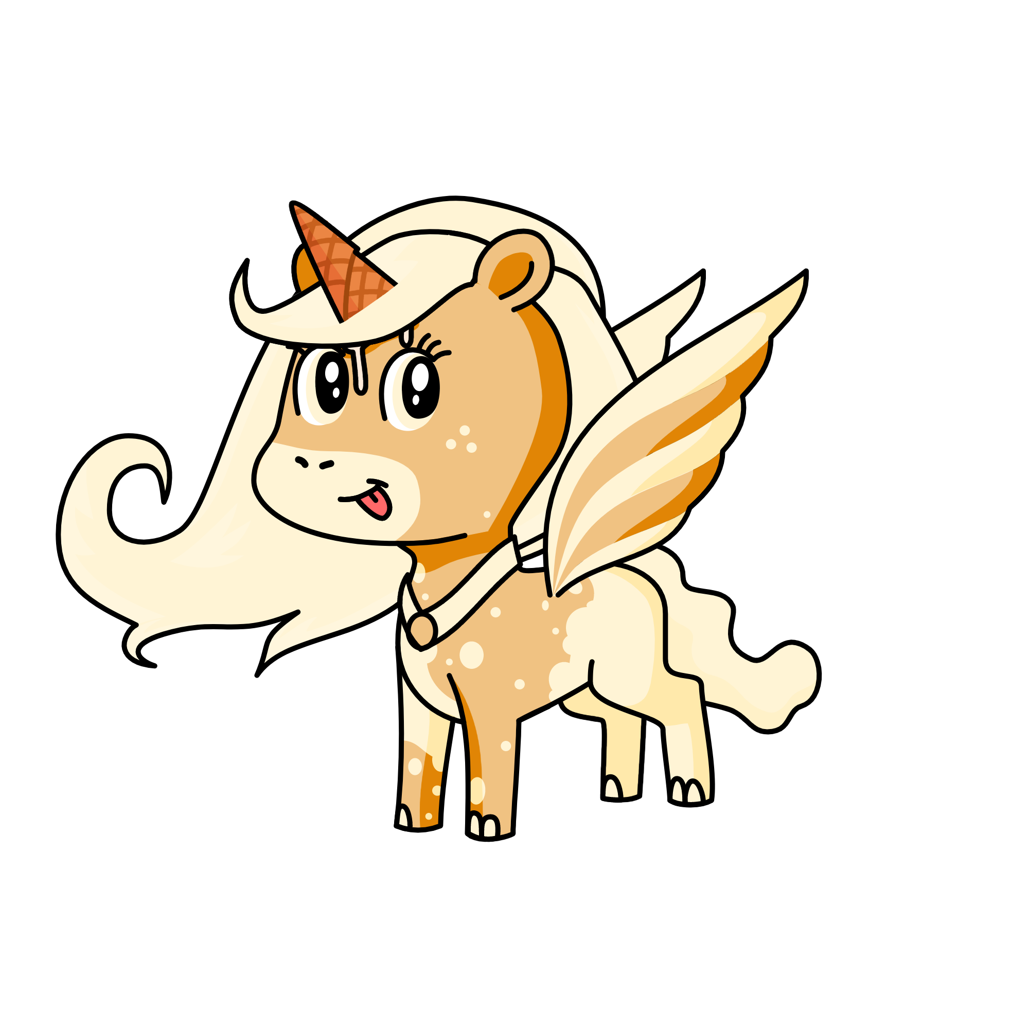 ice-cream, the unicorn